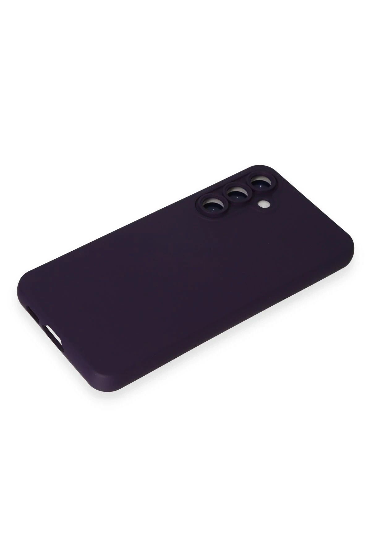 NewFace Galaxy S23 FE uyumlu   Kılıf Nano içi Kadife Silikon - Mor GLSTD