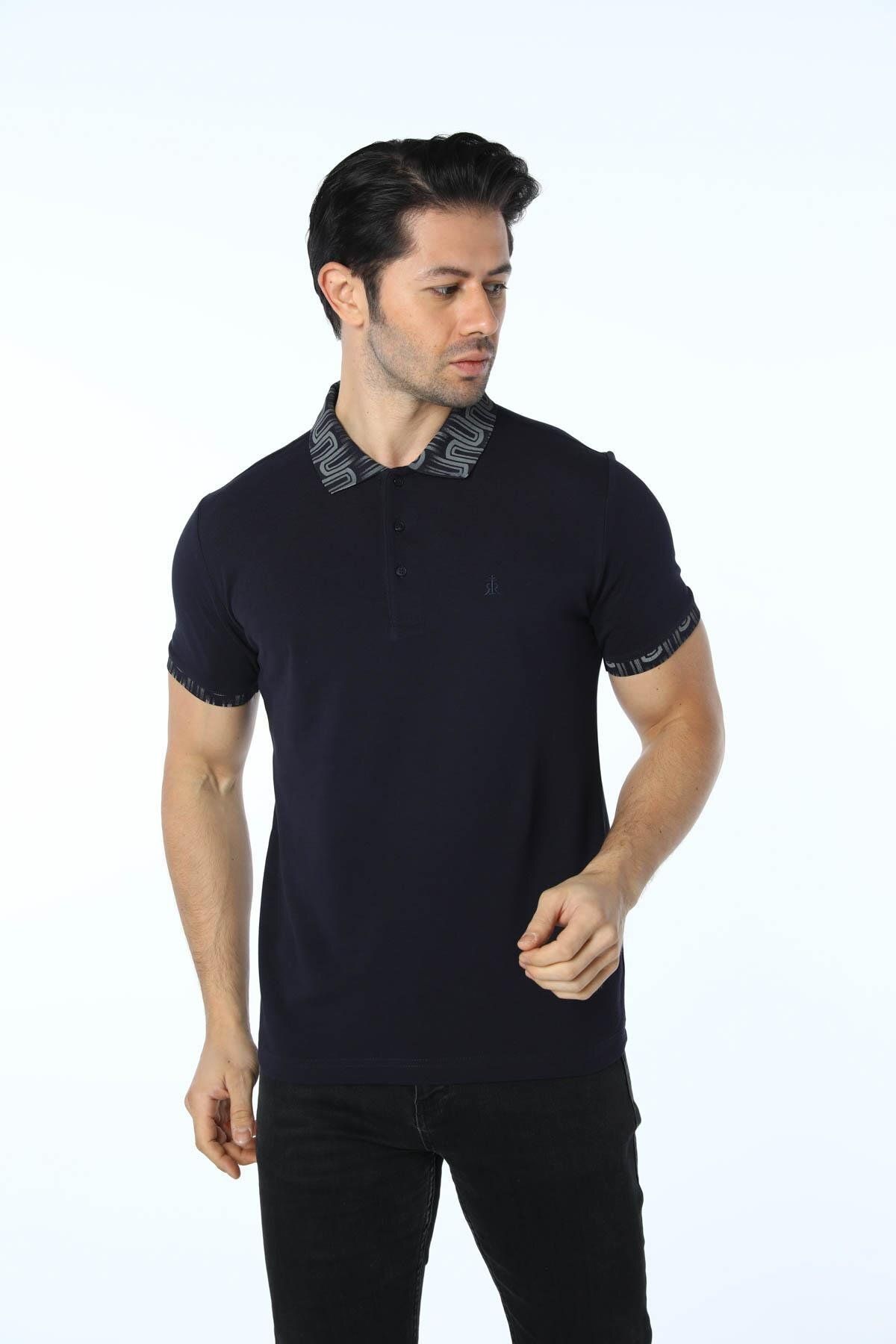 rugatchi %100 Pamuk Polo Yaka T-Shirt