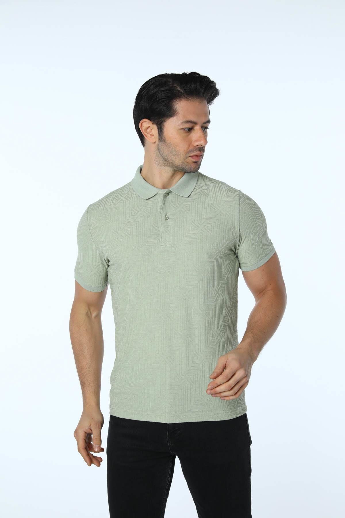 rugatchi Jakarlı Polo Yaka T-Shirt