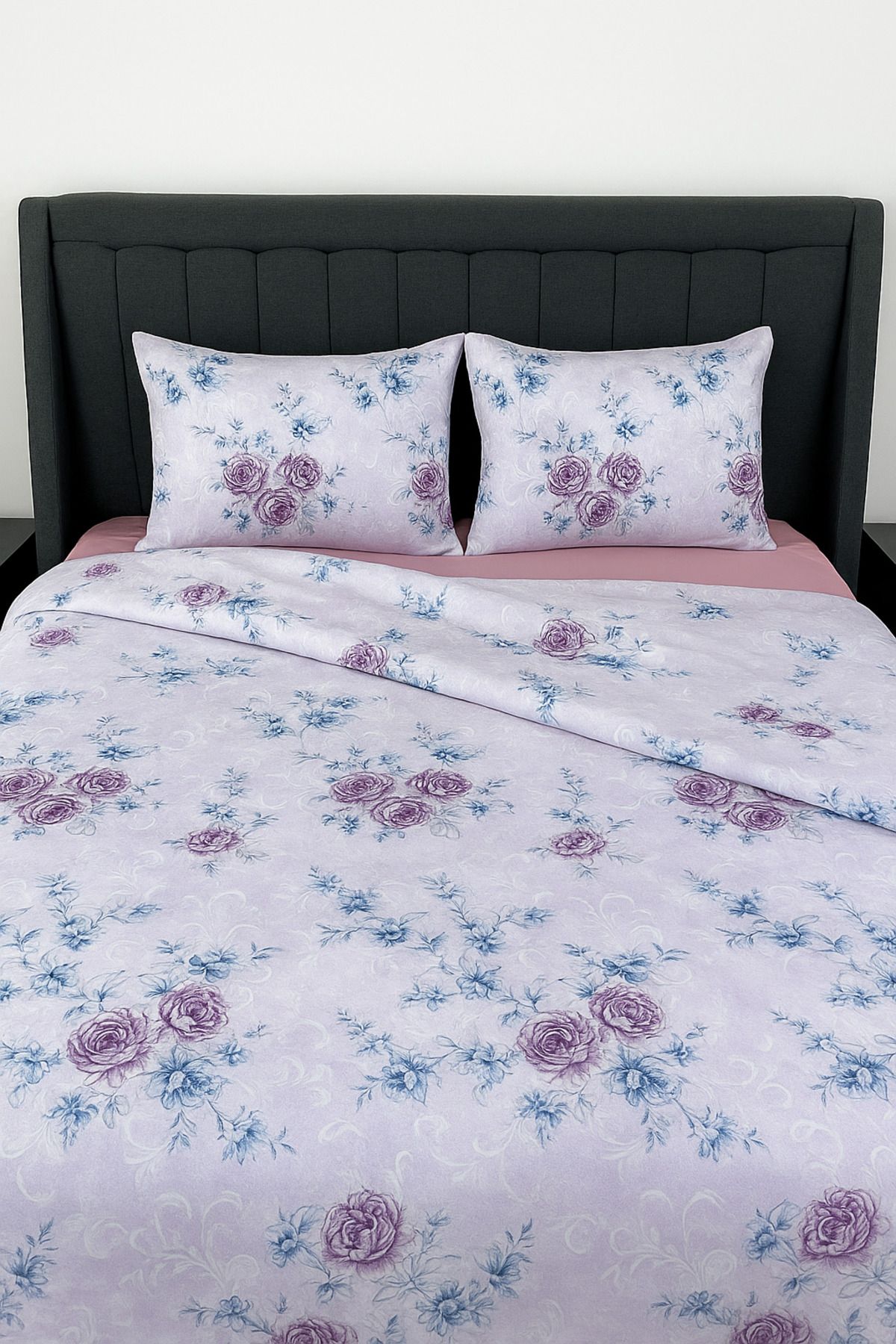 MixCotton Home Pamuk Nevresim Takımı Lastikli Çarşaf+Yorgan Kılıfı+2 Ad Yastık Kılıfı