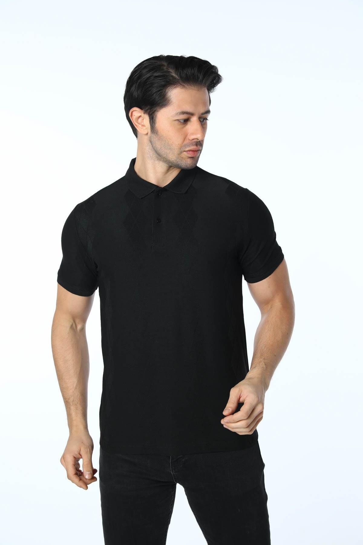 rugatchi Jakarlı Polo Yaka T-Shirt