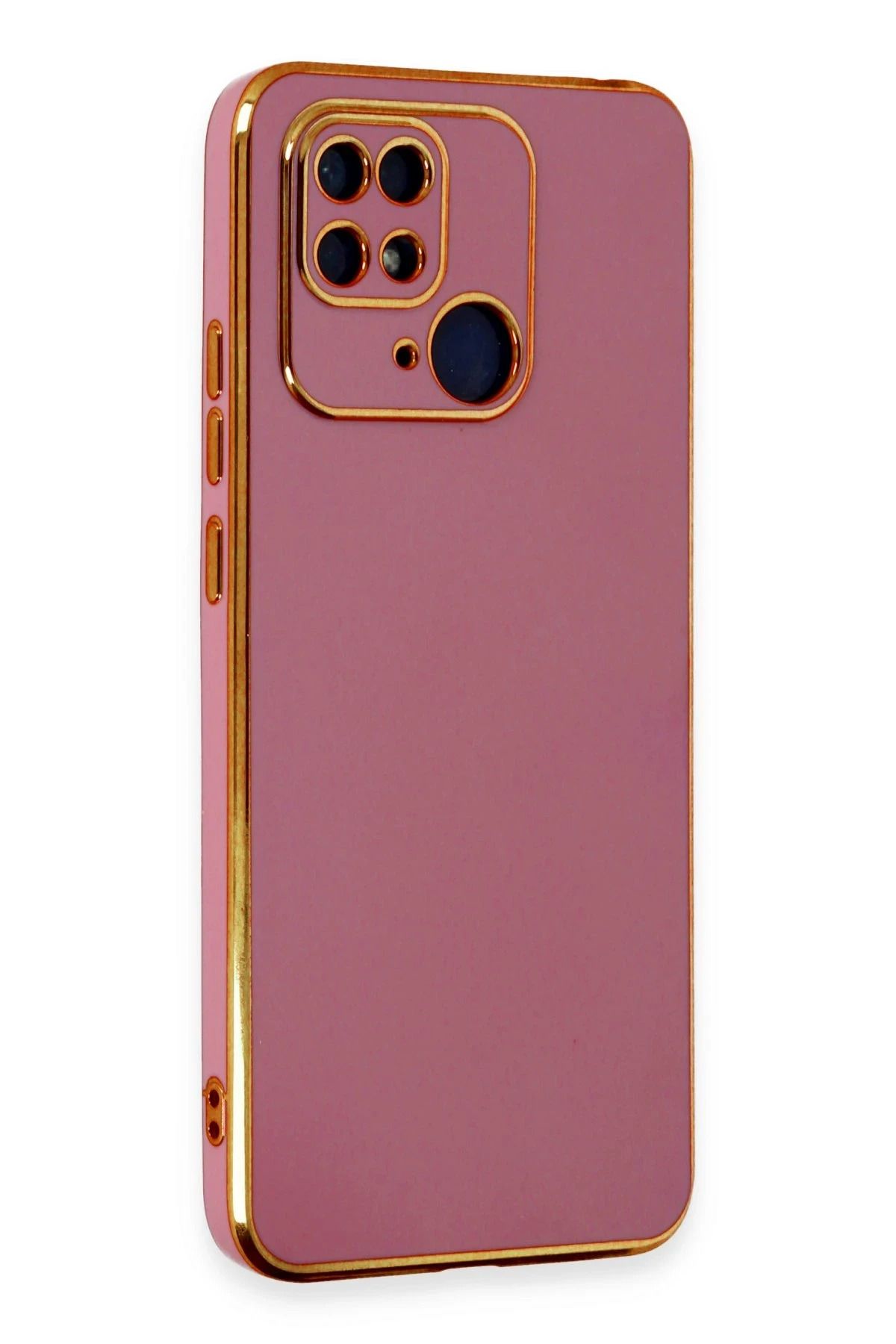 NewFace Xiaomi Redmi 10C Kılıf Volet Silikon - Kırmızı SVLRS
