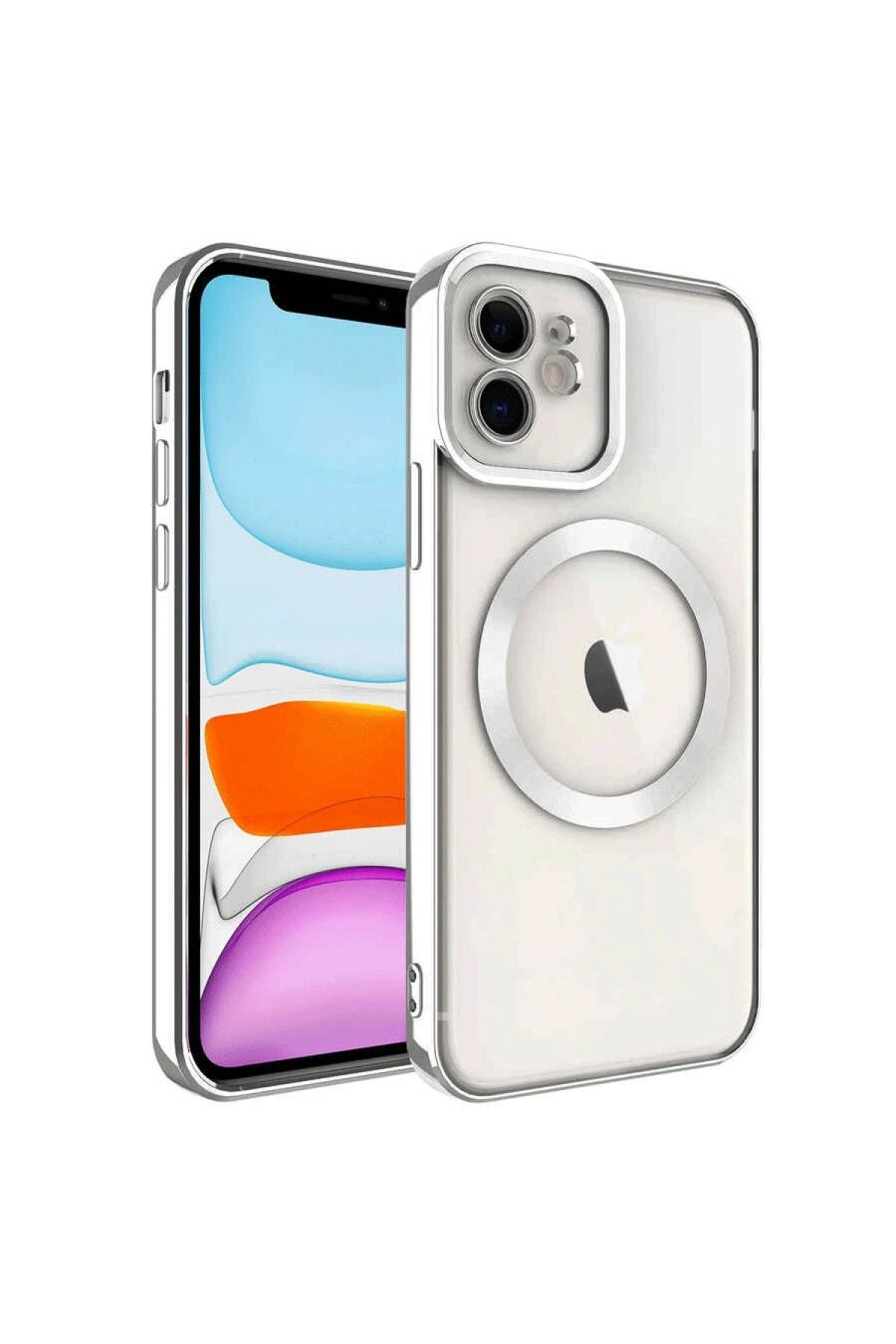 NewFace iPhone 11 Kılıf Kross Magneticsafe Kapak - Titan Gri FLKRY