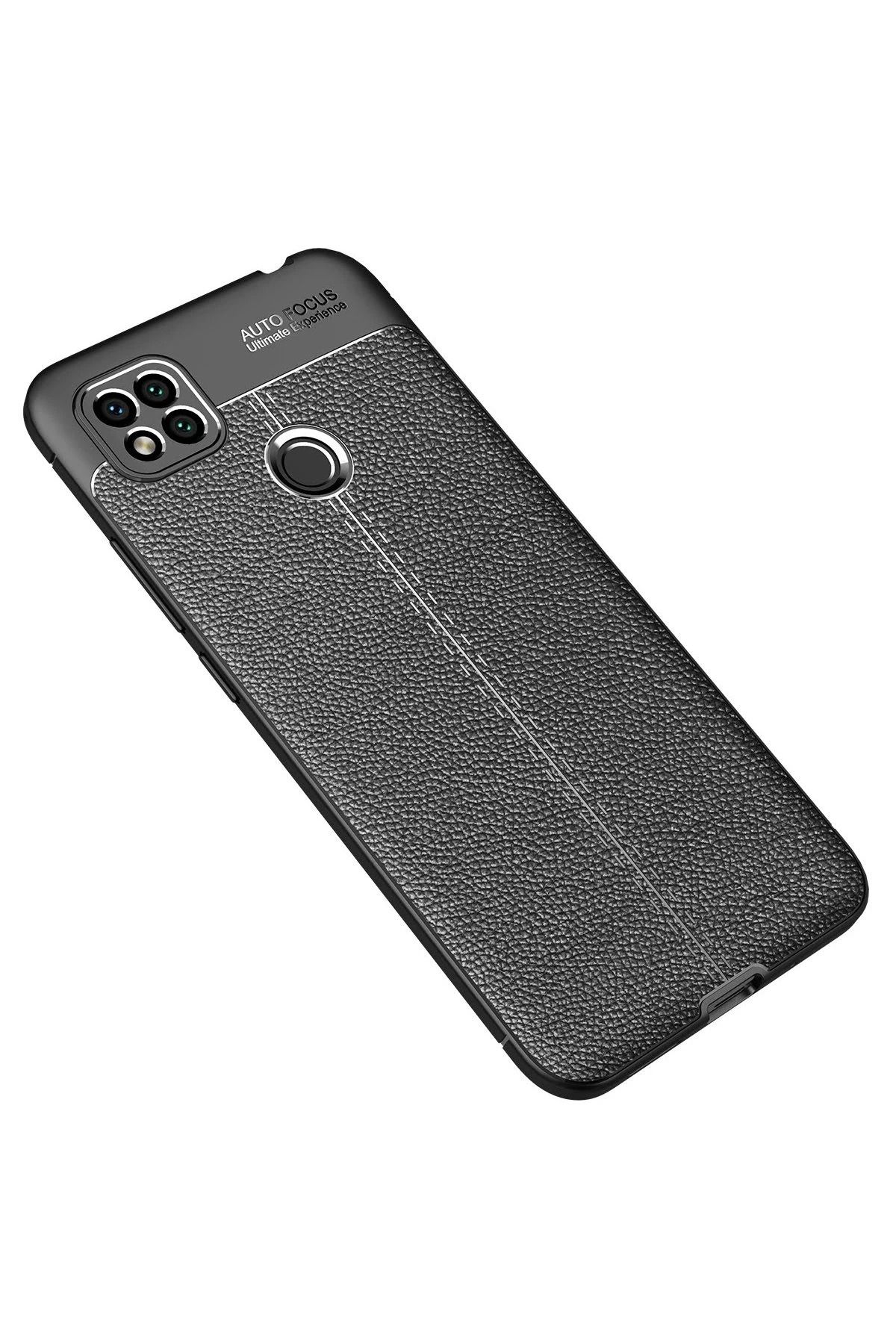 NewFace Xiaomi Redmi 9C Kılıf Auto Focus Kapak - Siyah NRMSA