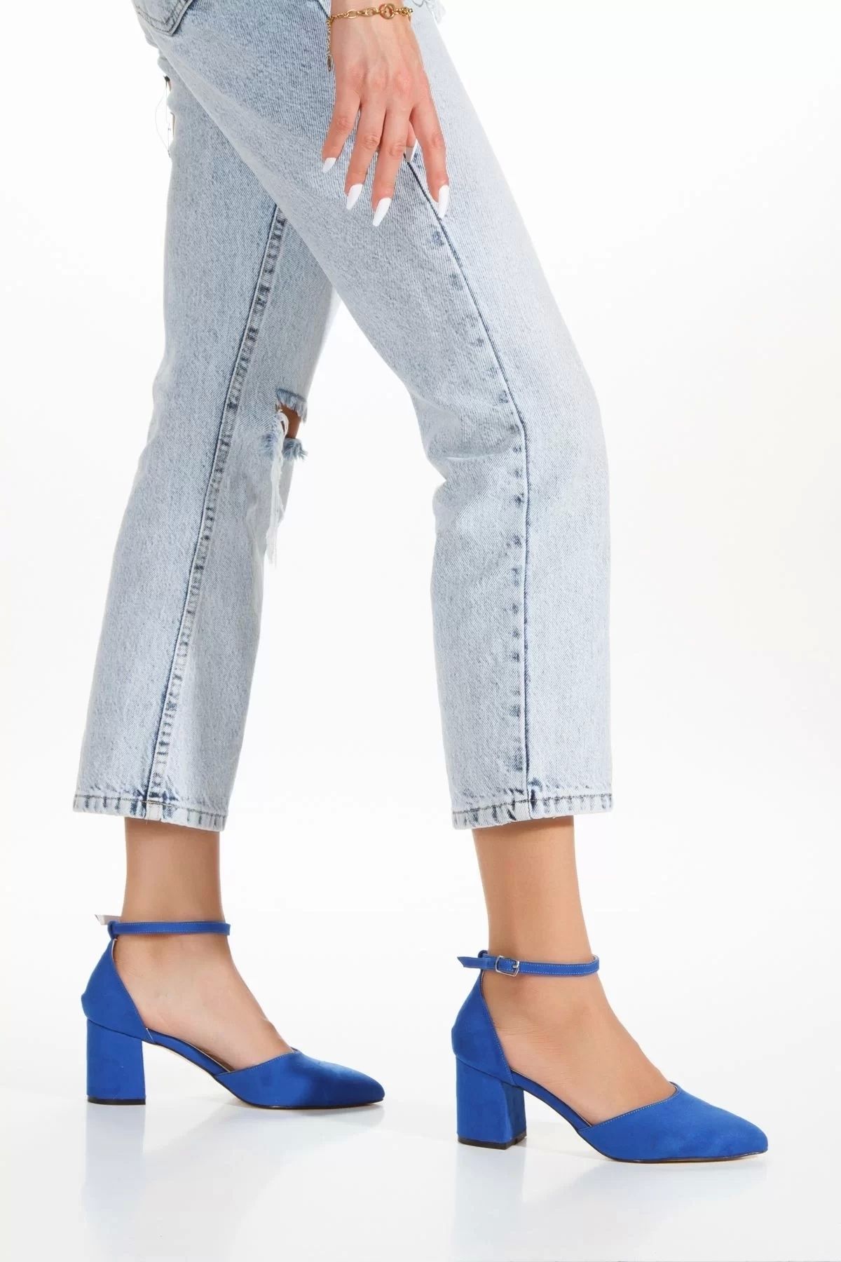PayBuy Kadın Moda Şık Klasik Kısa Düğün Nişan Gece Abiye Ayakkabı