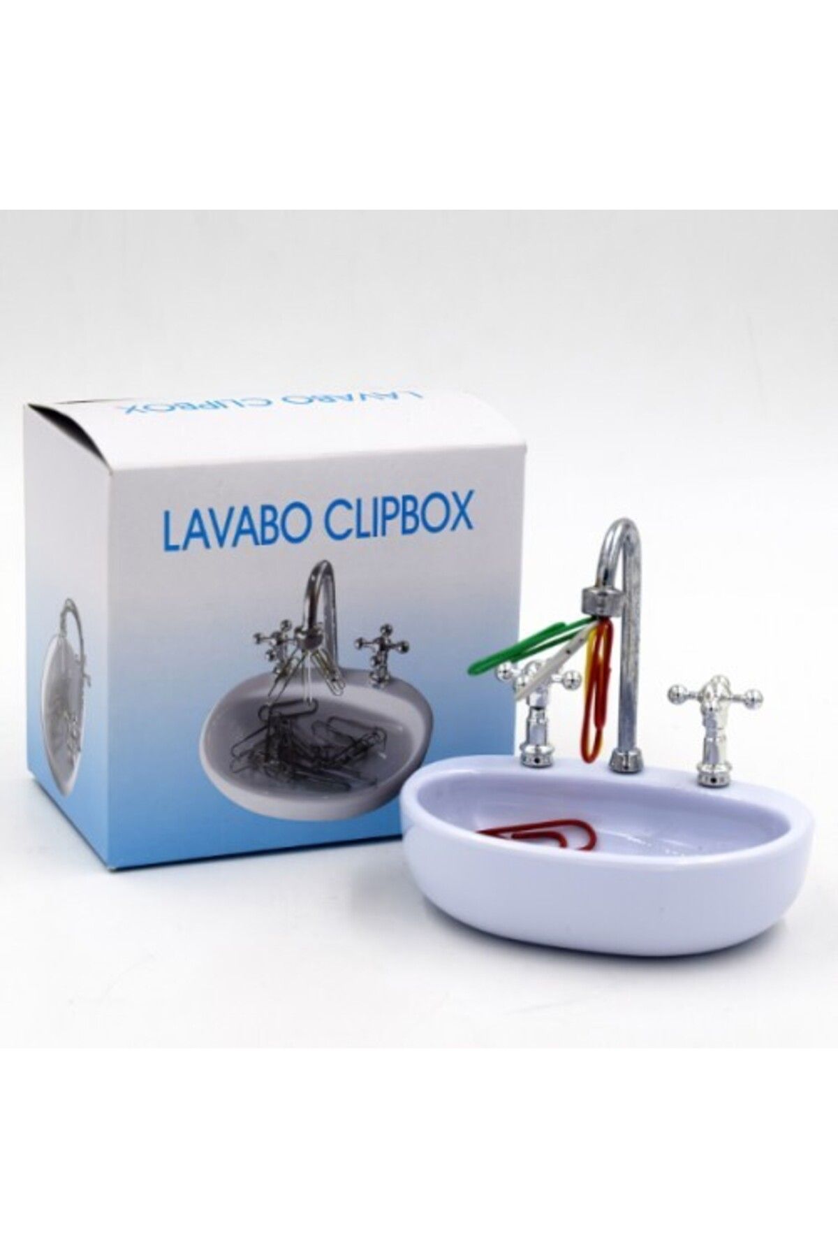 Otocub Lavabo Şeklinde Ataç Kutusu