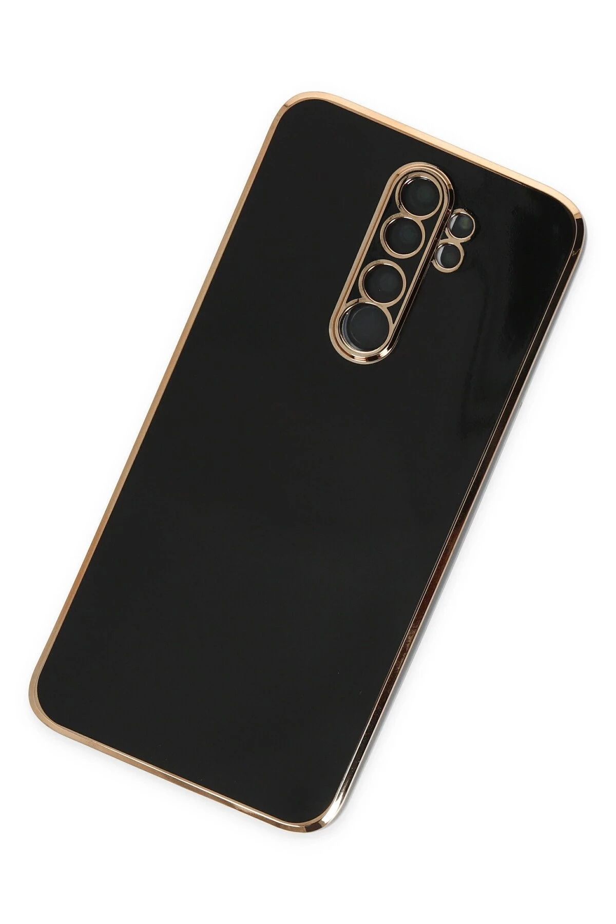 NewFace Xiaomi Redmi Note 8 Pro Kılıf Volet Silikon - Siyah WLZOR