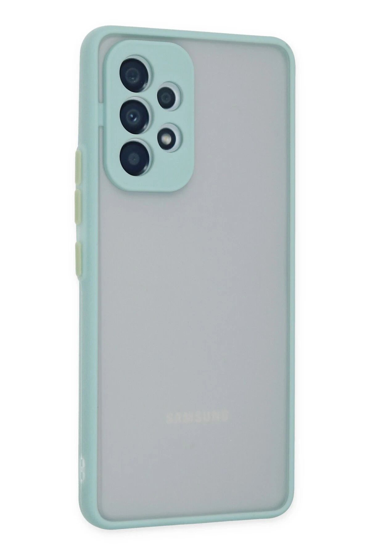 NewFace Samsung Galaxy A53 5G Kılıf Montreal Silikon Kapak - Turkuaz FLKRY