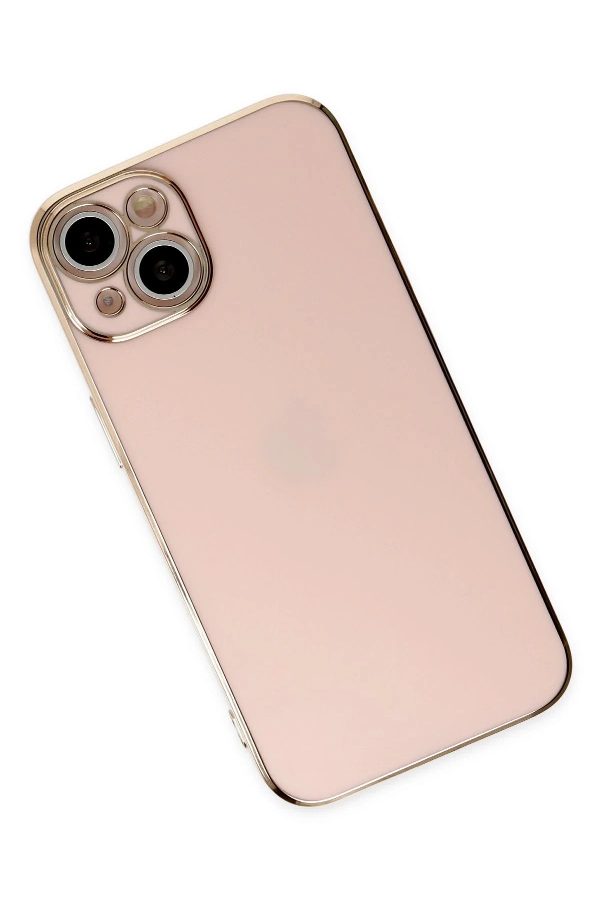 NewFace iPhone 14 Kılıf Volet Silikon - Pembe MRAYD