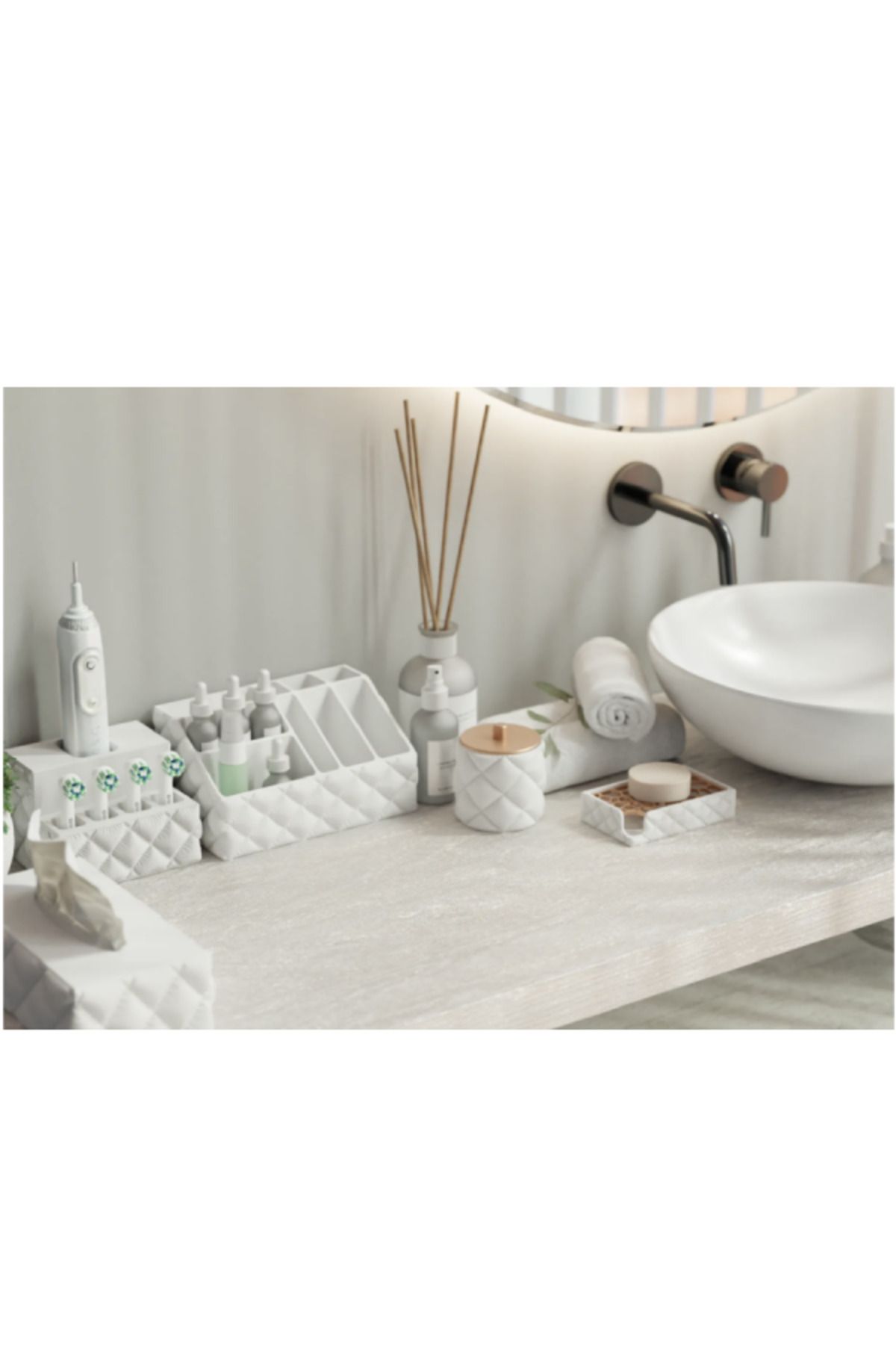 3DAKSESUAR Makyaj Düzenleyici (Şişme Banyo Seti)