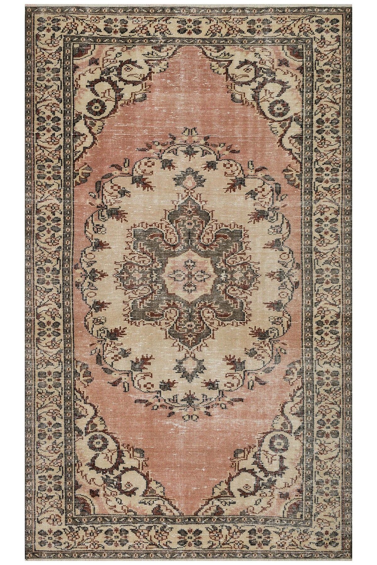 Sempati halı Hafif Eskitilmiş Vintage Halı 151x262 cm 9144