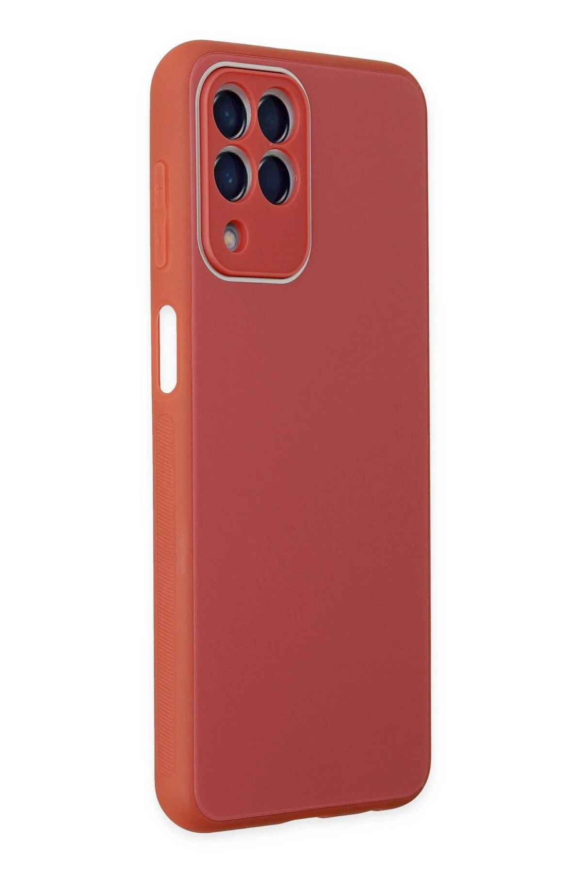 NewFace Samsung Galaxy M33 Kılıf Glass Kapak - Bordo WLZOR