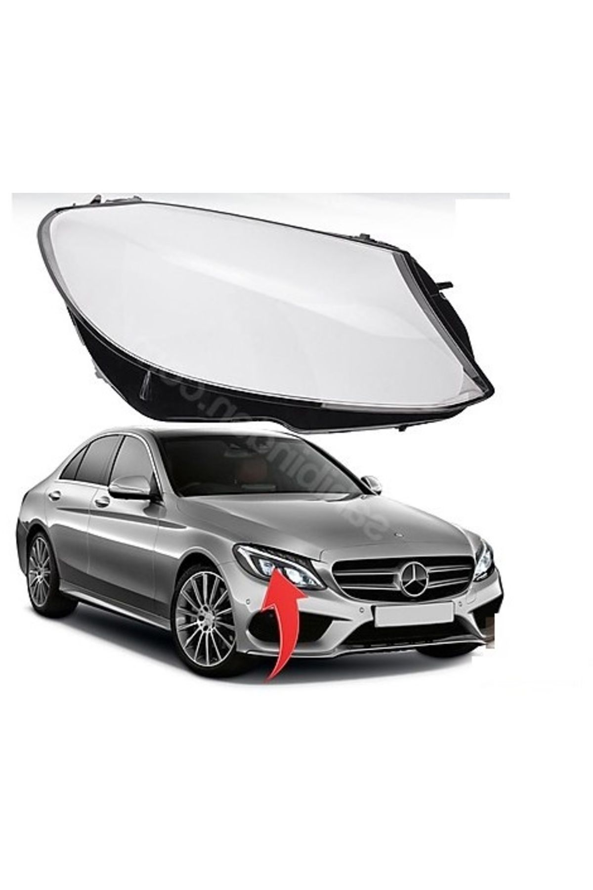 Parçadükkanda FAR CAMI SAG MERCEDES W205 2014-2018