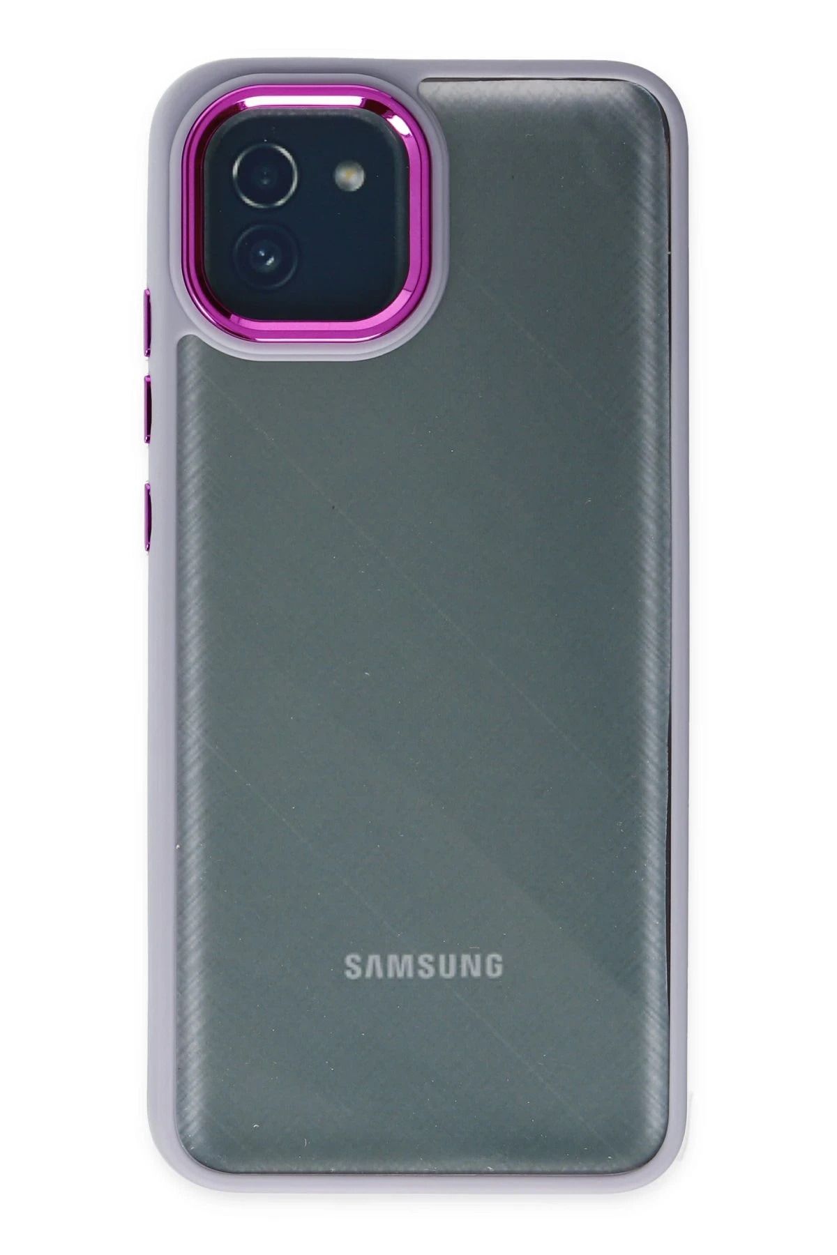 NewFace Samsung Galaxy A03 Kılıf Dora Kapak - Lila SVLRS