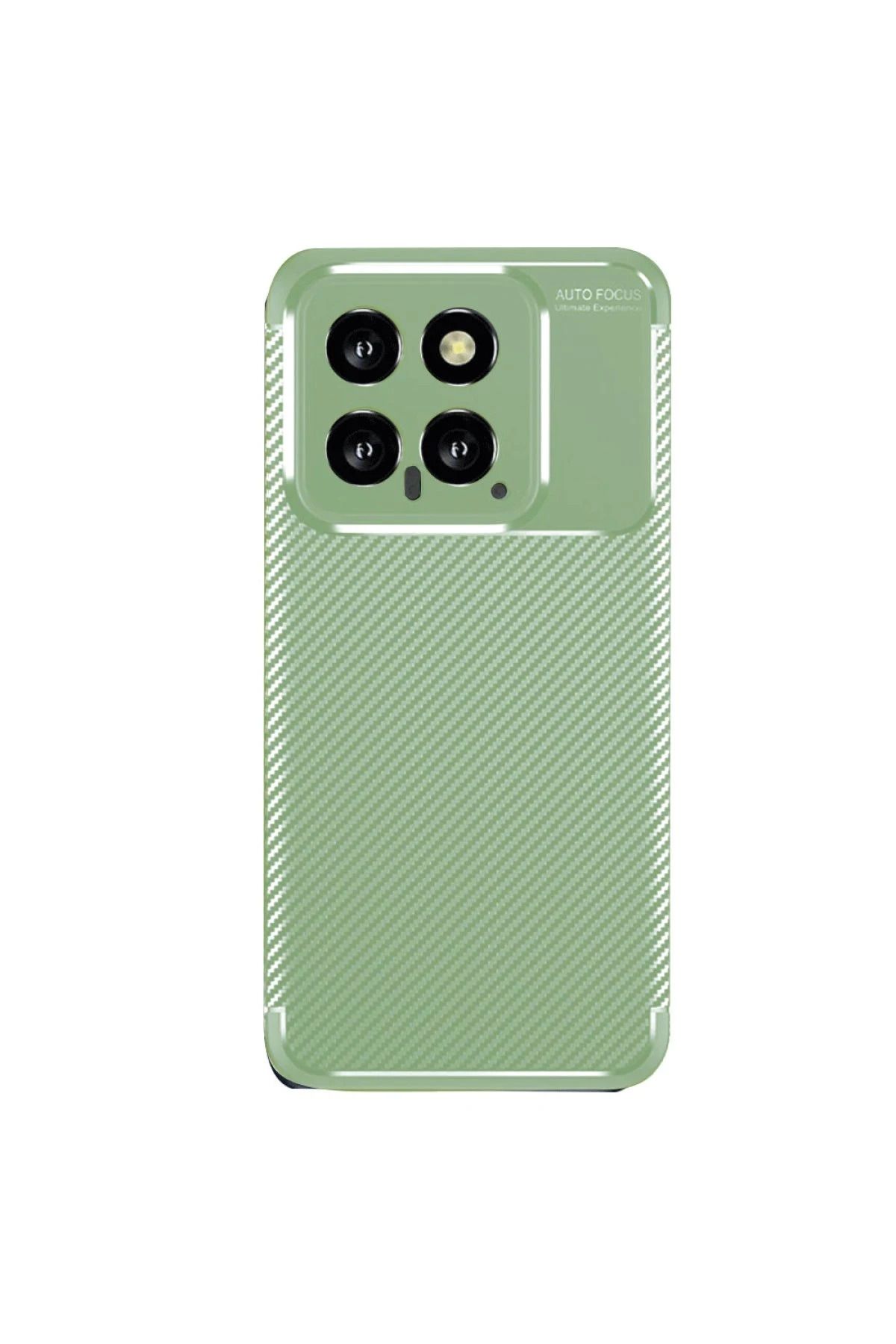 NewFace Xiaomi Mi 14T Kılıf Auto Focus Karbon Kapak - Su Yeşili SVLRS