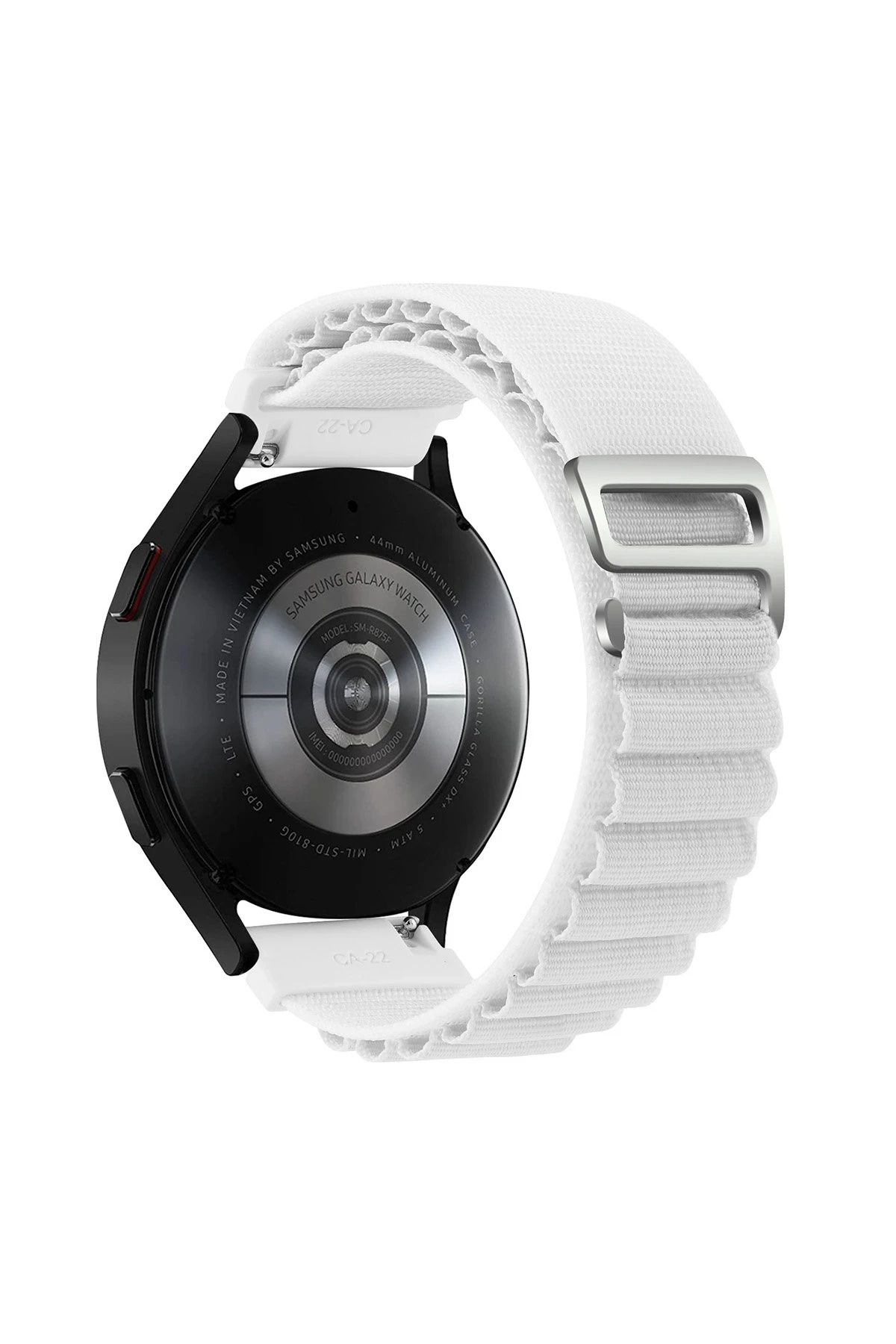 NewFace Watch 22mm KR410 Kumaş Kordon - Beyaz WLZOR