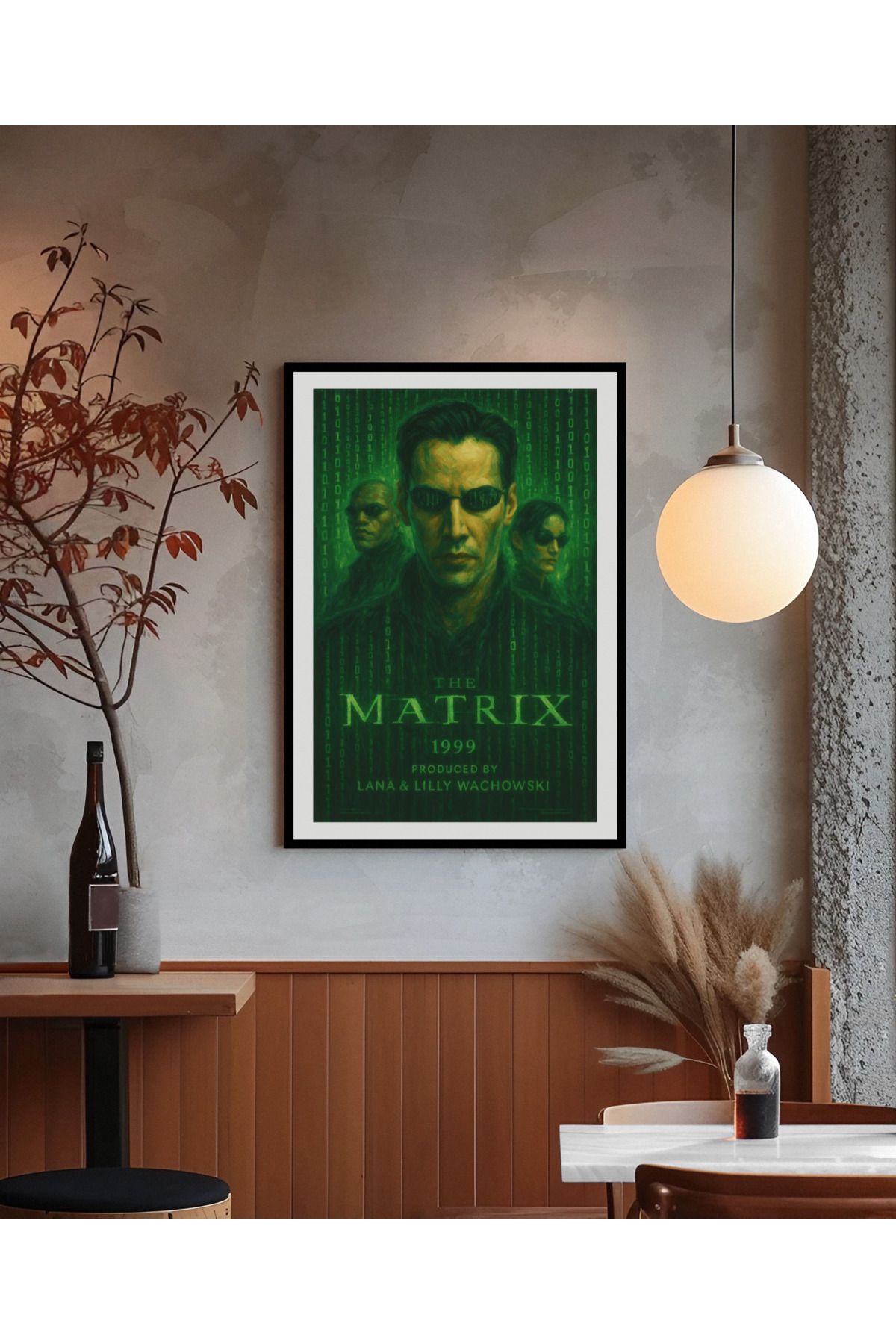 Norddesign Çerçeveli Poster Tablo Duvar Dekorasyonu - Kült Filmler Serisi - Matrix