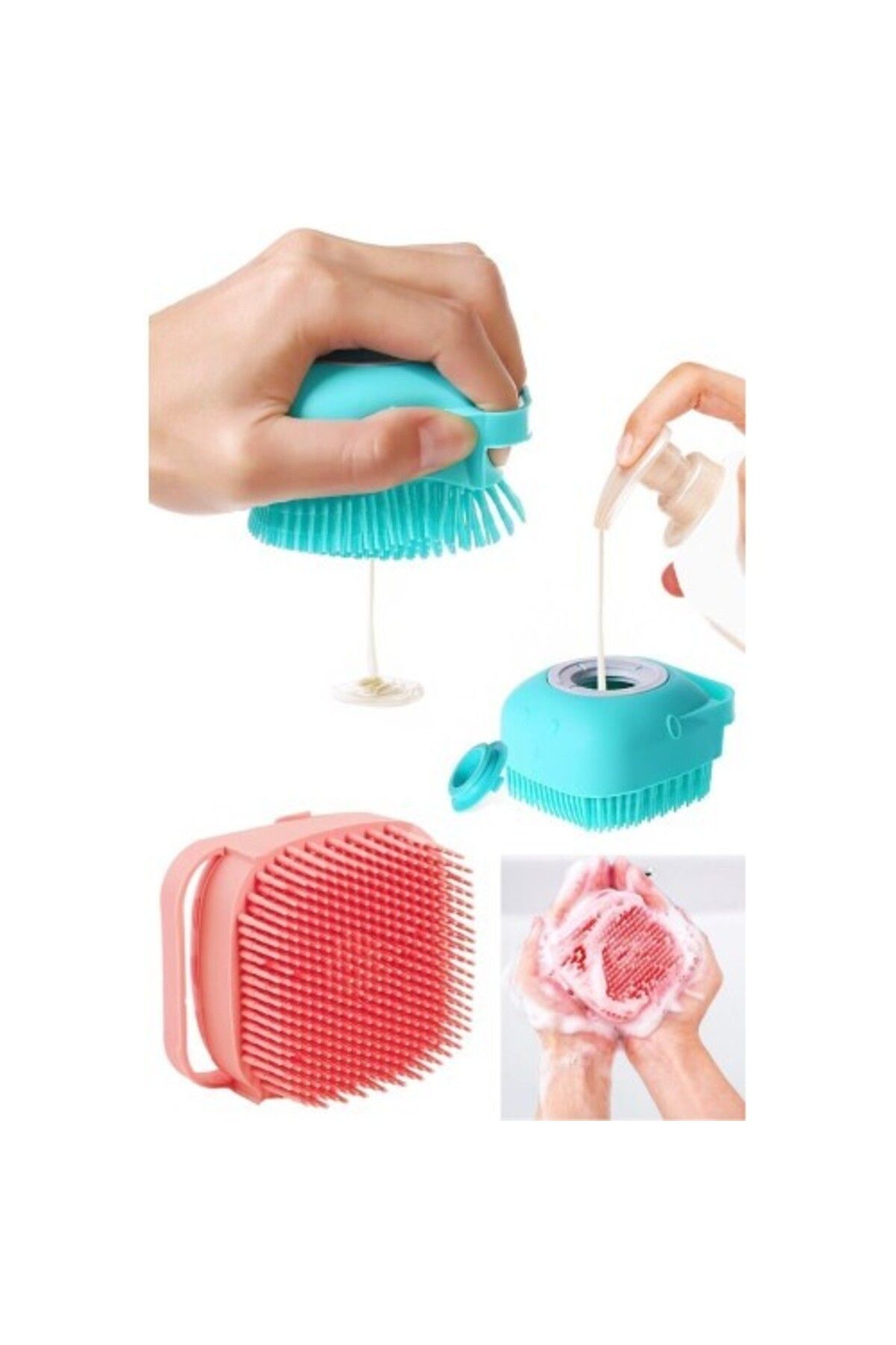 Otocub Duş Jeli Hazneli Banyo Masaj Kesesi