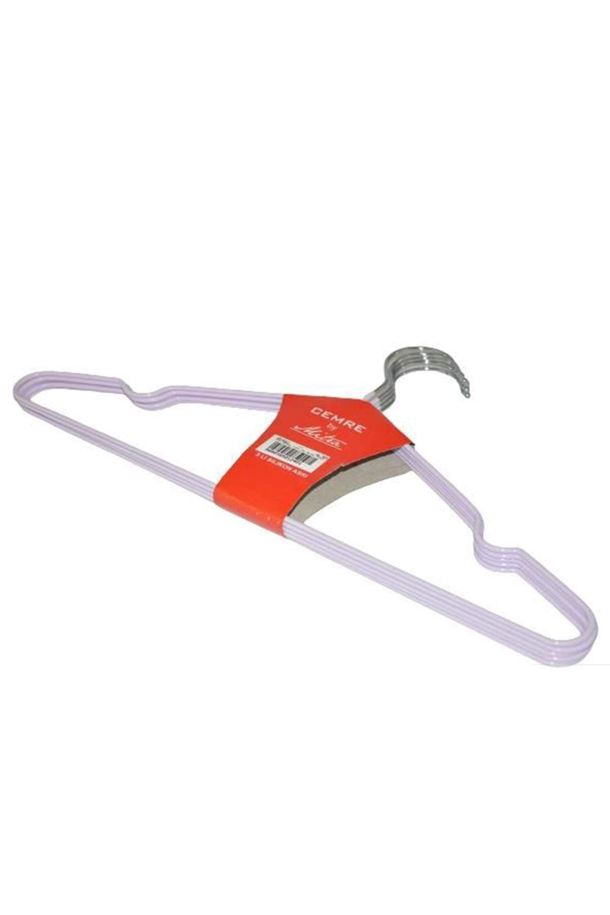 Easy Tedarik 5 Adet Silikon Kaplamalı Metal Askı