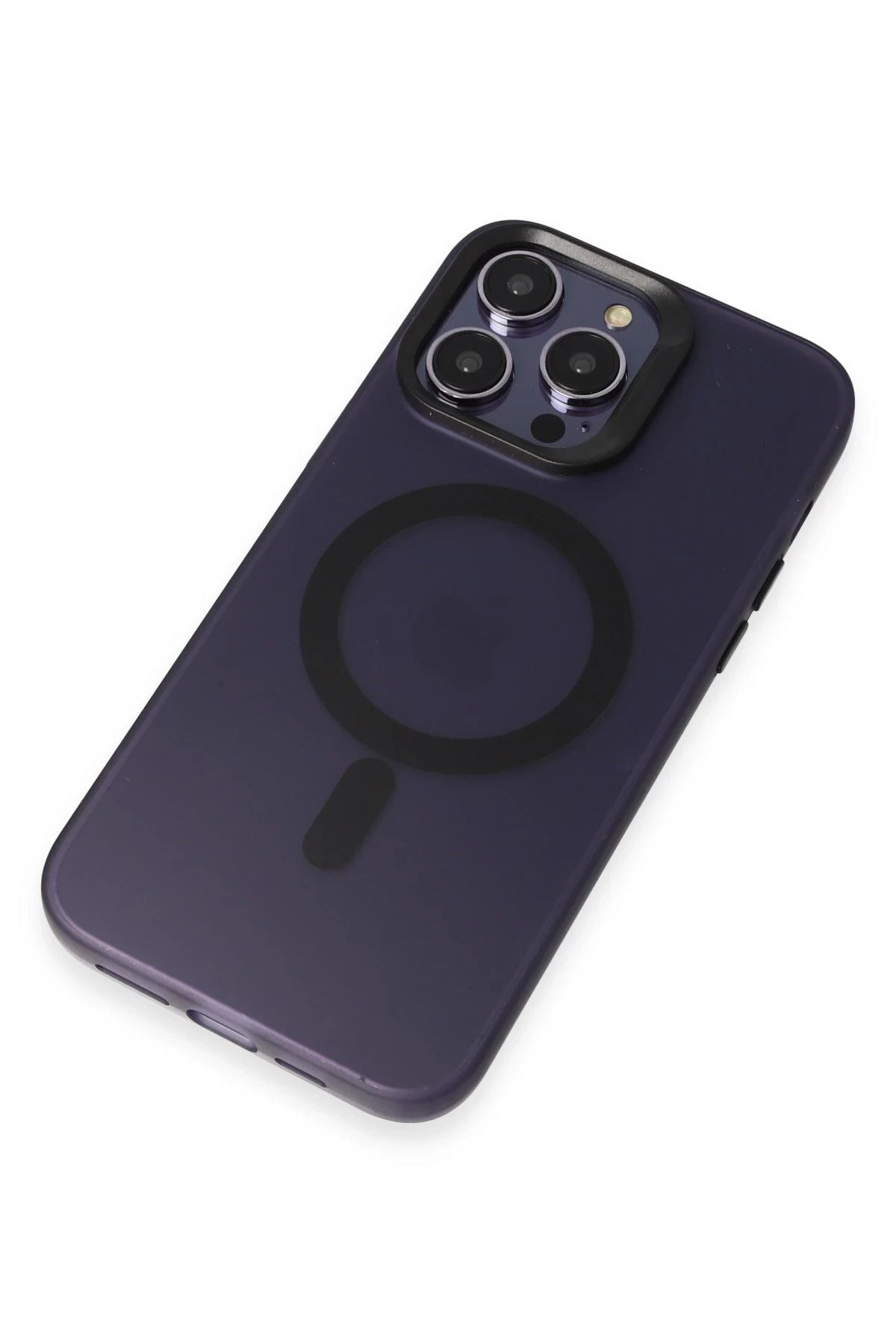 Joko iPhone 14 Pro Kılıf Mateks Magsafe Kapak - Derin Mor GLSTD