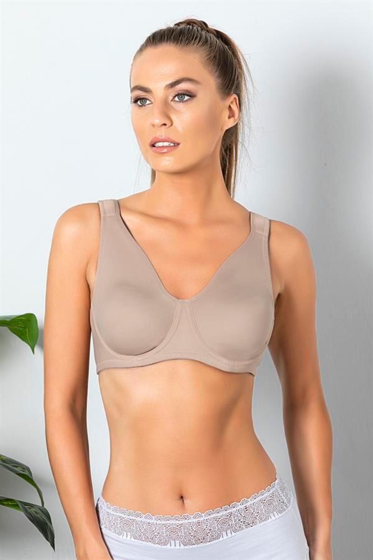 Shop58 Toparlayıcı Minimizer Sütyen Cappucino (Hediye Çantam11700)