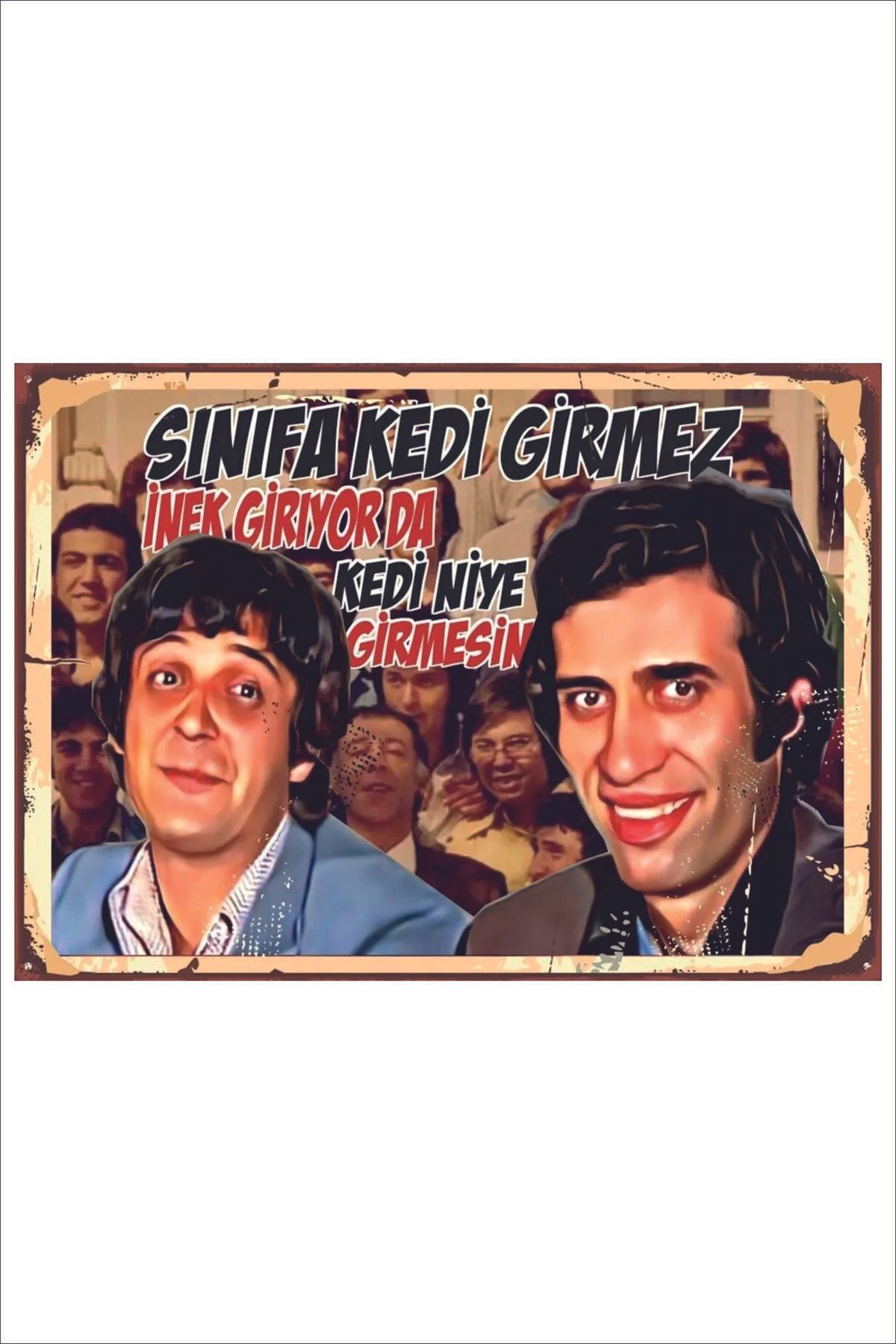 Yeni Yıldız Reklam RETRO KEMAL SUNAL HALİT AKÇATEPE KOMİK ESPRİLİ DUVAR YAZILARI SÖZLERİ YEŞİLÇAM A4 TABLO