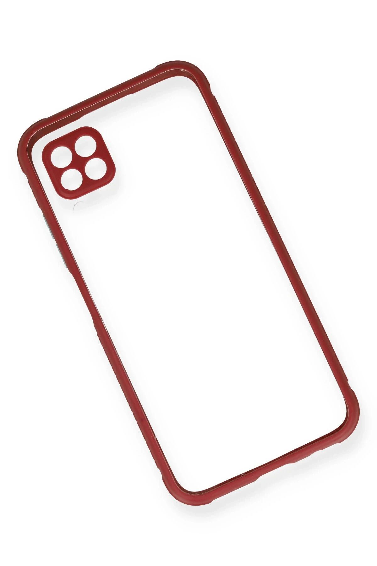 NewFace Huawei P40 Lite Kılıf Miami Şeffaf Silikon - Fuşya WLZOR