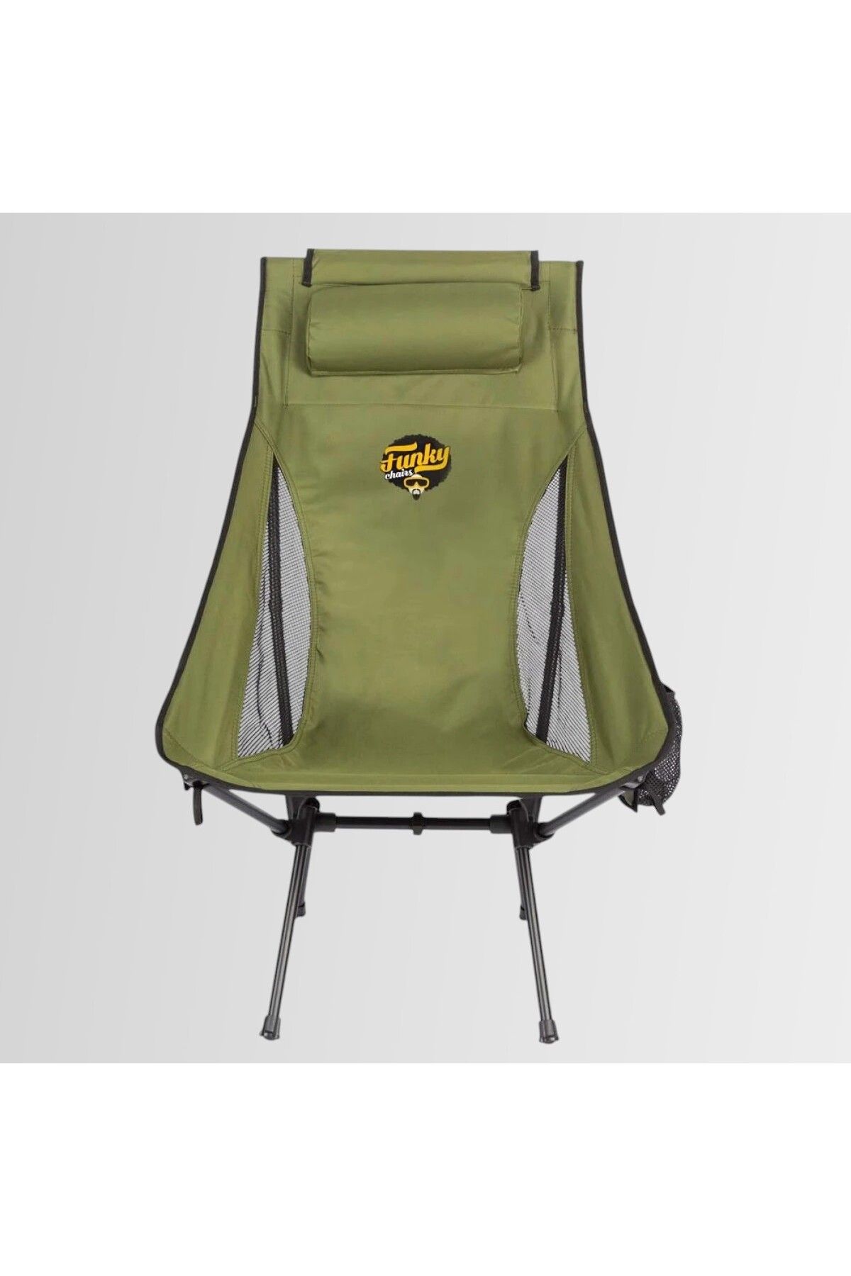Funky Chairs Sky Ultralight Pratik Cepli - Çantalı Katlanabilir Kamp Sandalyesi Haki