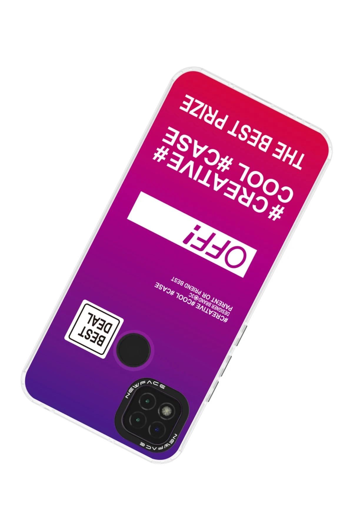 NewFace Redmi 9C  Uyumlu Kılıf Estoril Desenli Kapak - Estoril - 9