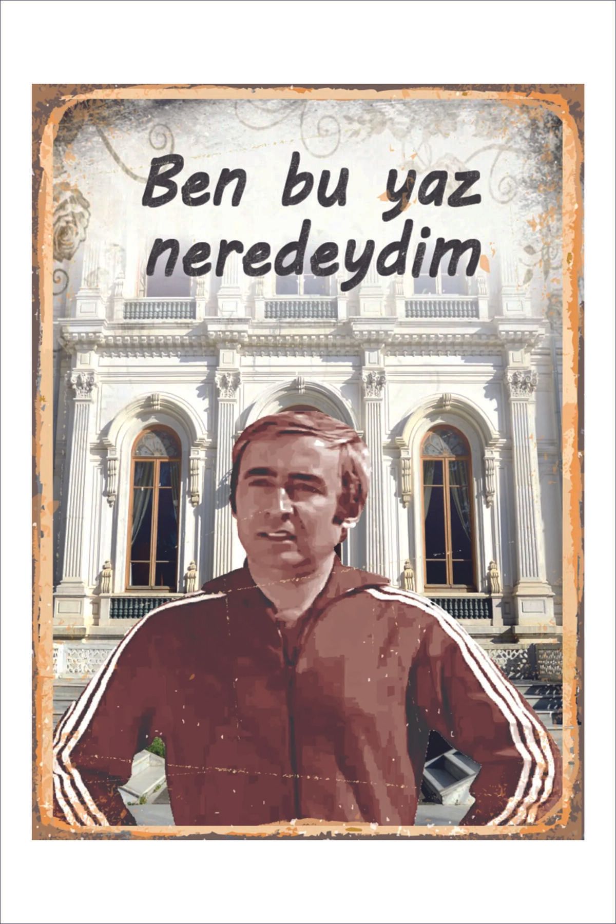Yeni Yıldız Reklam RETRO ŞENER ŞEN YEŞİLÇAM KOMİK ESPRİLİ DUVAR YAZILARI SÖZLERİ A4 TABLO