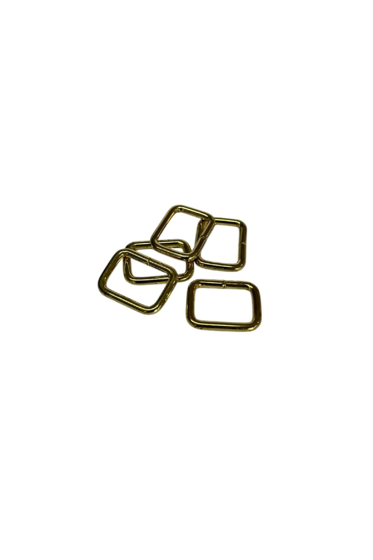 srtfootcare 2 cm Kare Metal Halka, Çanta Sapı İçin Kare Halka 5 Adet