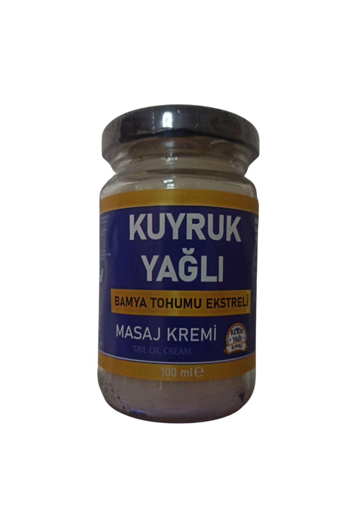 PURLEOİL Kuyruk yağı masaj kremi bamya tohumu extreli 100 ml purle oil
