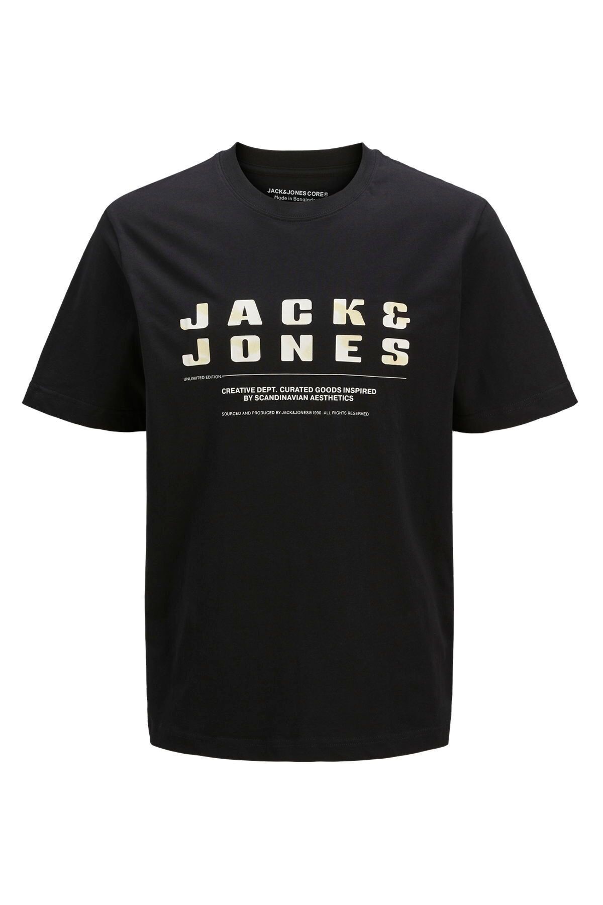 Jack & Jones Erkek Logo Baskili Tisört - Charge