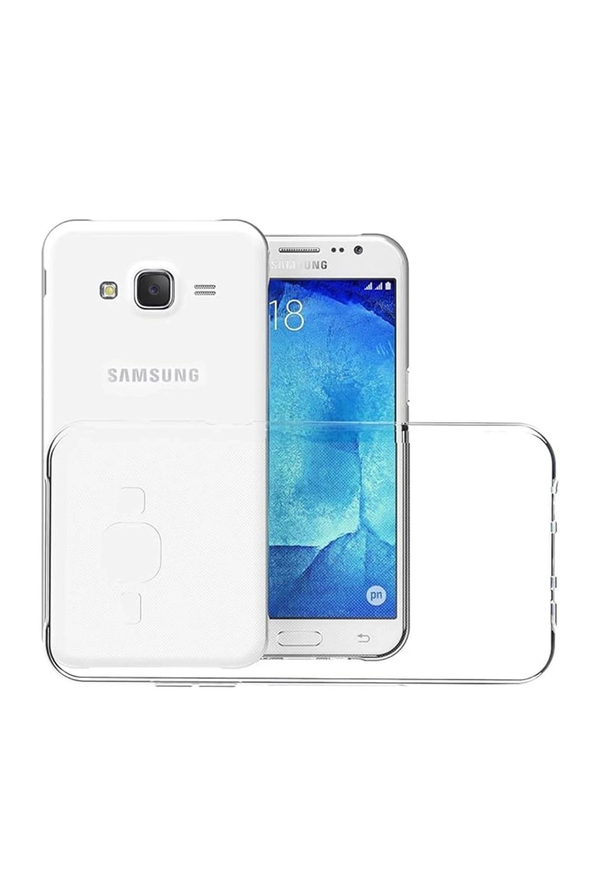 NewFace Samsung Galaxy J7 Kılıf Lüx Şeffaf Silikon SVLRS