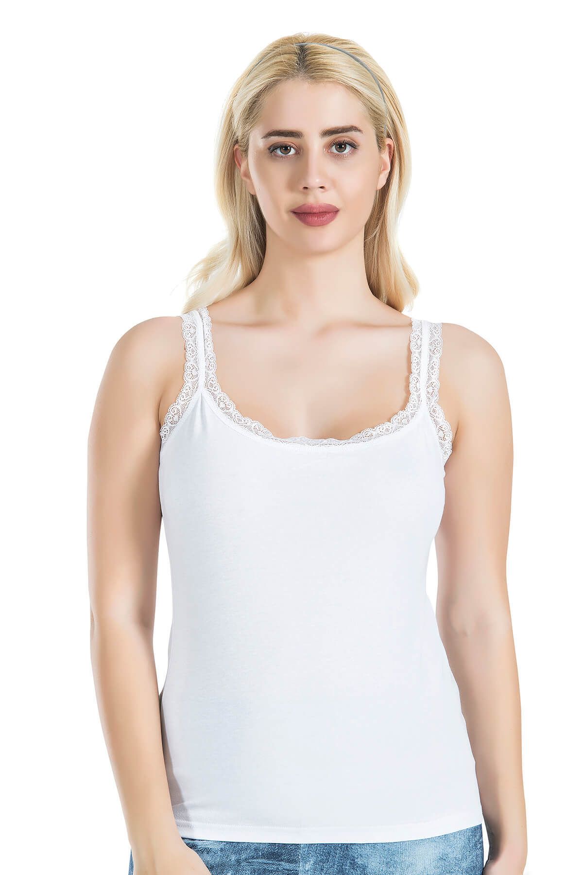 Shop58 Hediye Cantam Dantelli Kadın Atlet 214