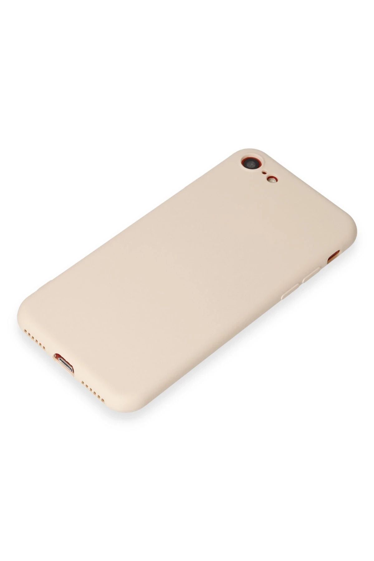 NewFace iPhone 7 Kılıf First Silikon - Krem FLKRY