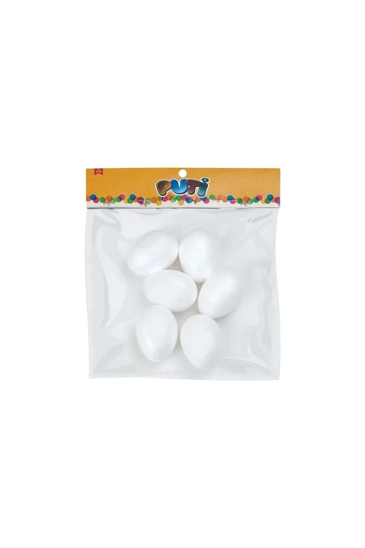 Puti Ouă Din Spumă De Polistiren 6cm 6buc - One Size
