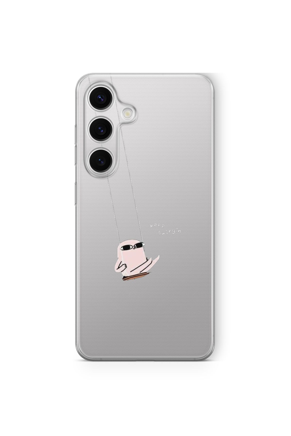 Space Star Samsung Galaxy A14 Uyumlu Ketnipz 2 Tasarım Baskılı Şeffaf Kılıf