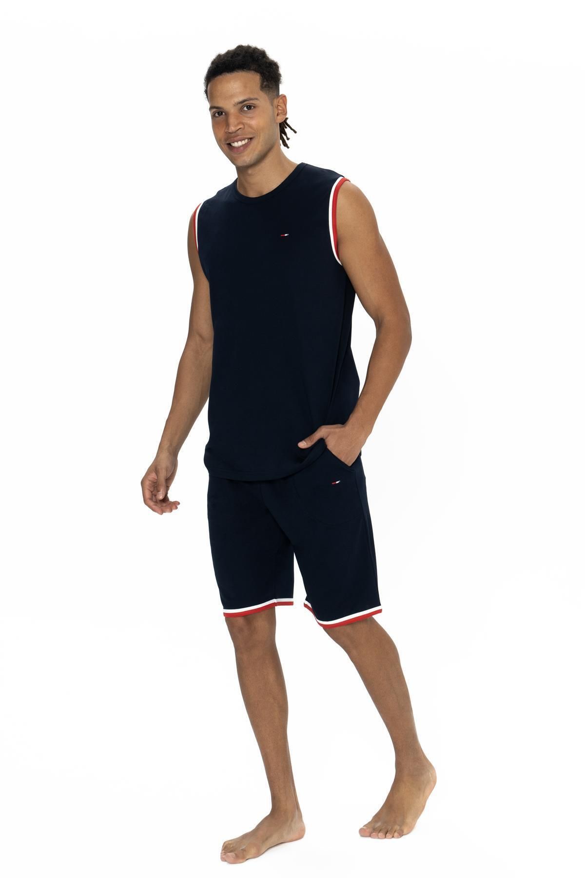 U.S. Polo Assn. U.S. Polo Kolsuz T-shirt ve Cepli Şort Takım