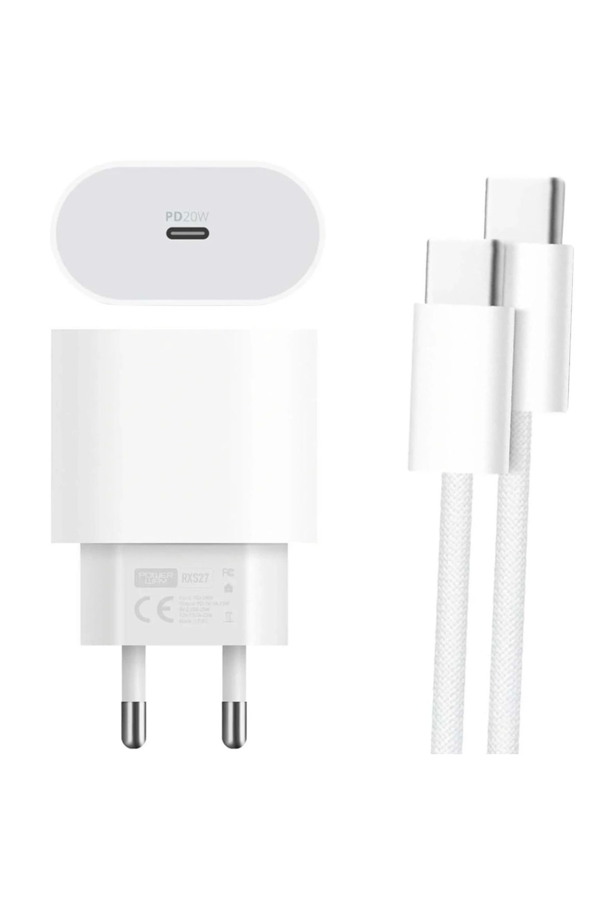 STOREMAX 20 WATT TYPE-C ŞARJ BAŞLIK ADAPTÖRÜ + KABLO SETİ (APPLE 15 PRO-PROMAX UYUMLU) (5047)