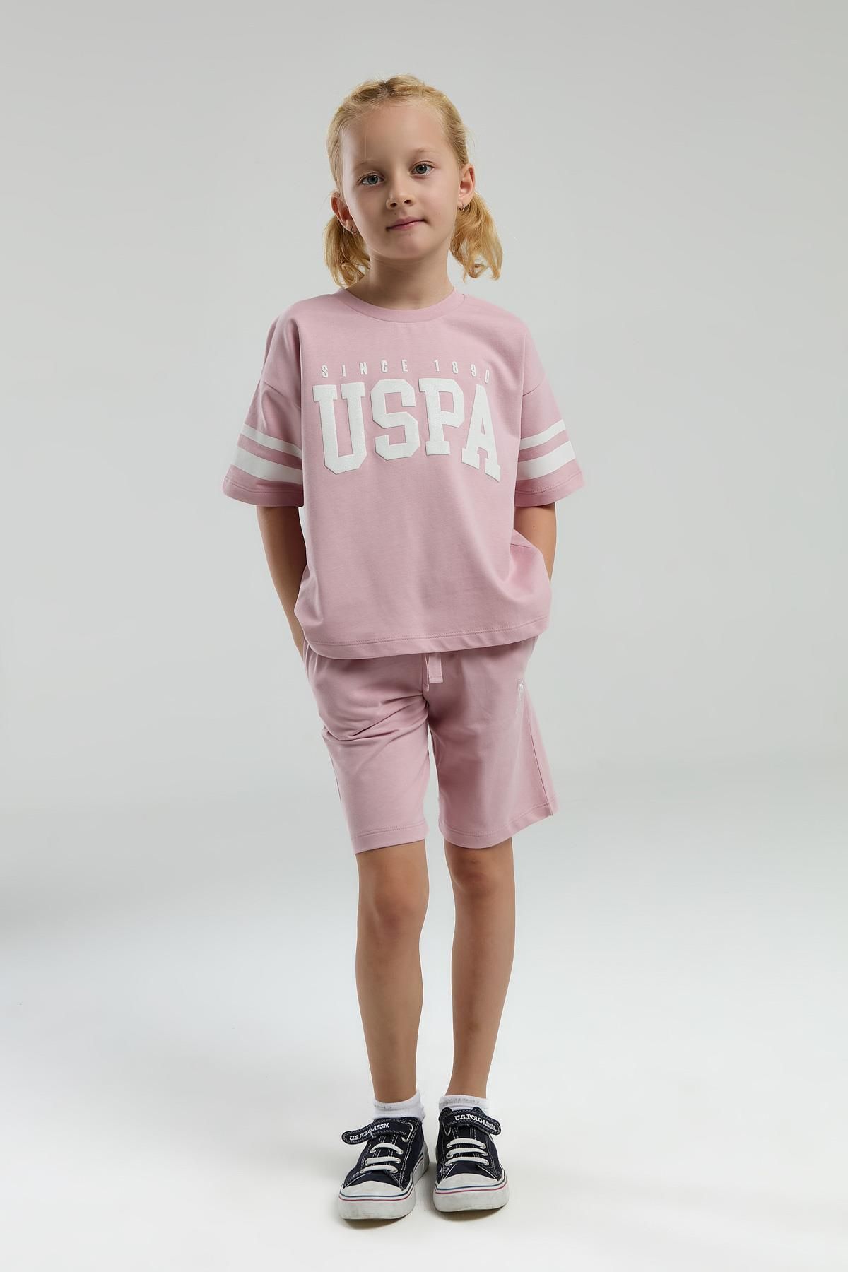 U.S. Polo Assn. U.S. Polo Assn. KIZ ÇOCUK BERMUDA TAKIM %100 Pamuk / %100 Cotton