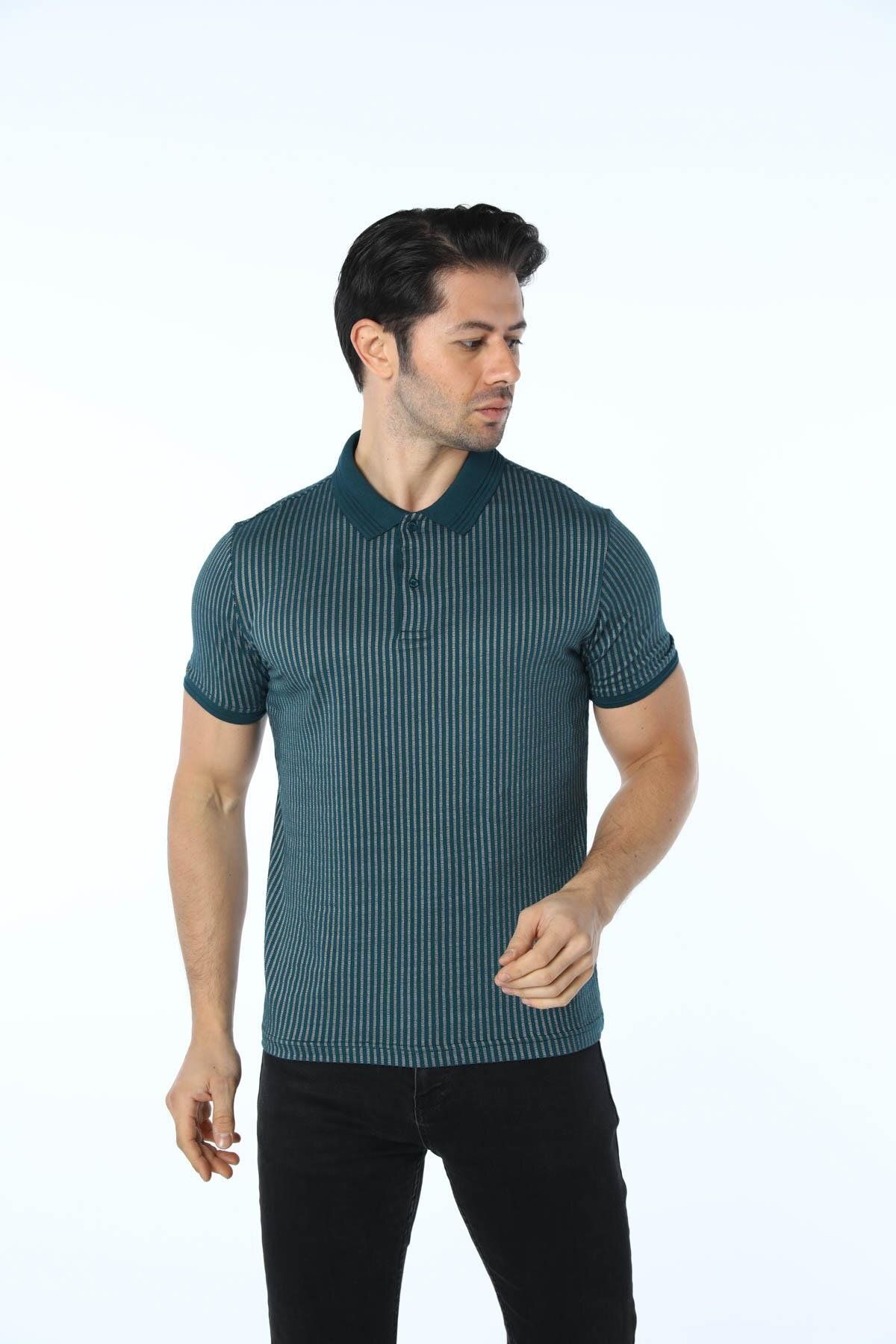 rugatchi Jakarlı Polo Yaka T-Shirt