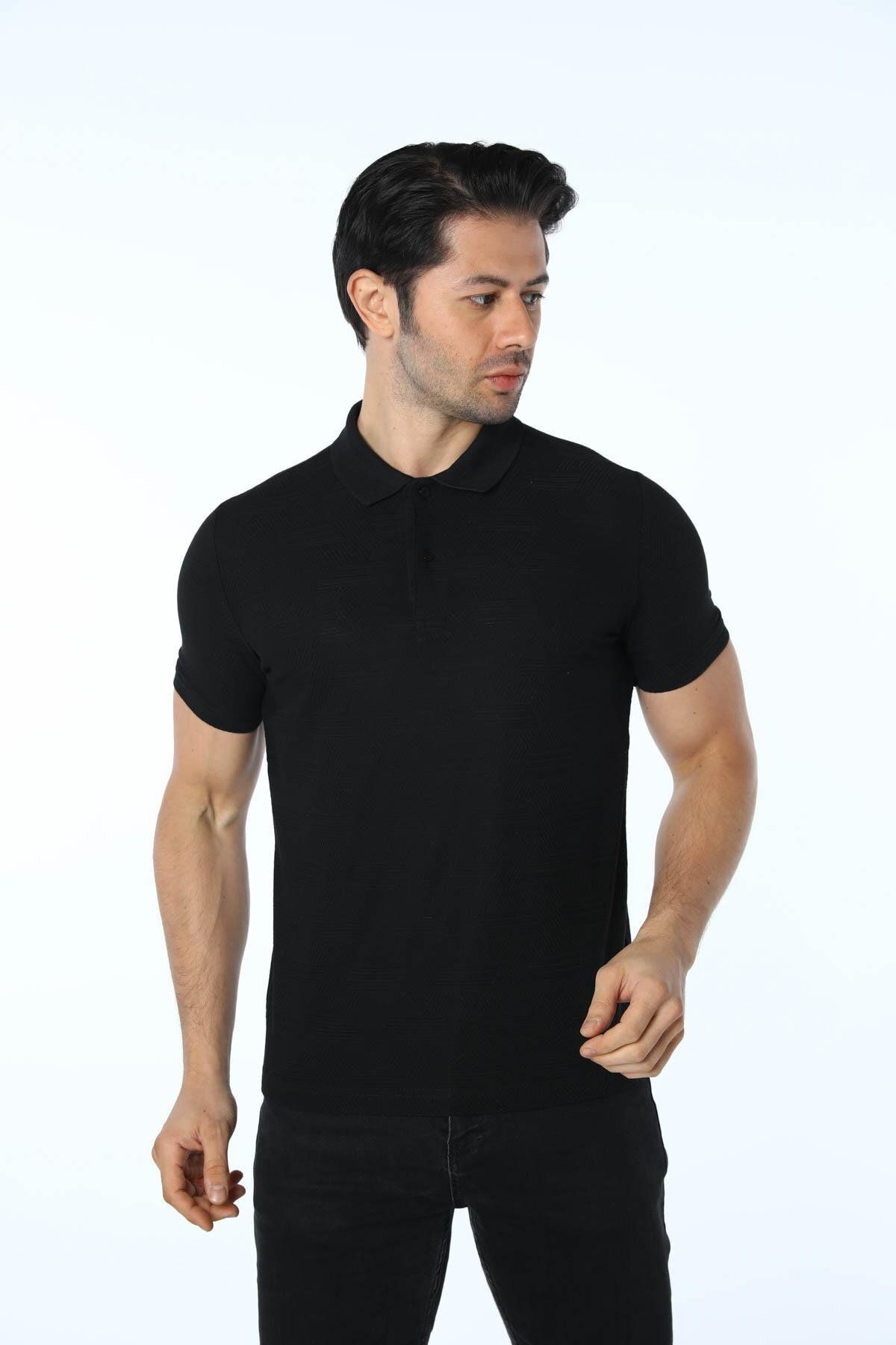 rugatchi Jakarlı Polo Yaka T-Shirt