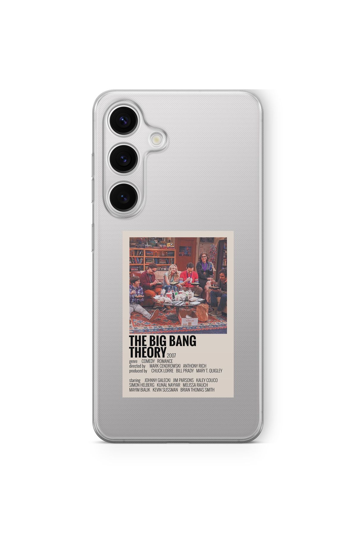 Space Star Samsung Galaxy M14 Uyumlu The Big Bang Theory Tasarım Baskılı Şeffaf Kılıf