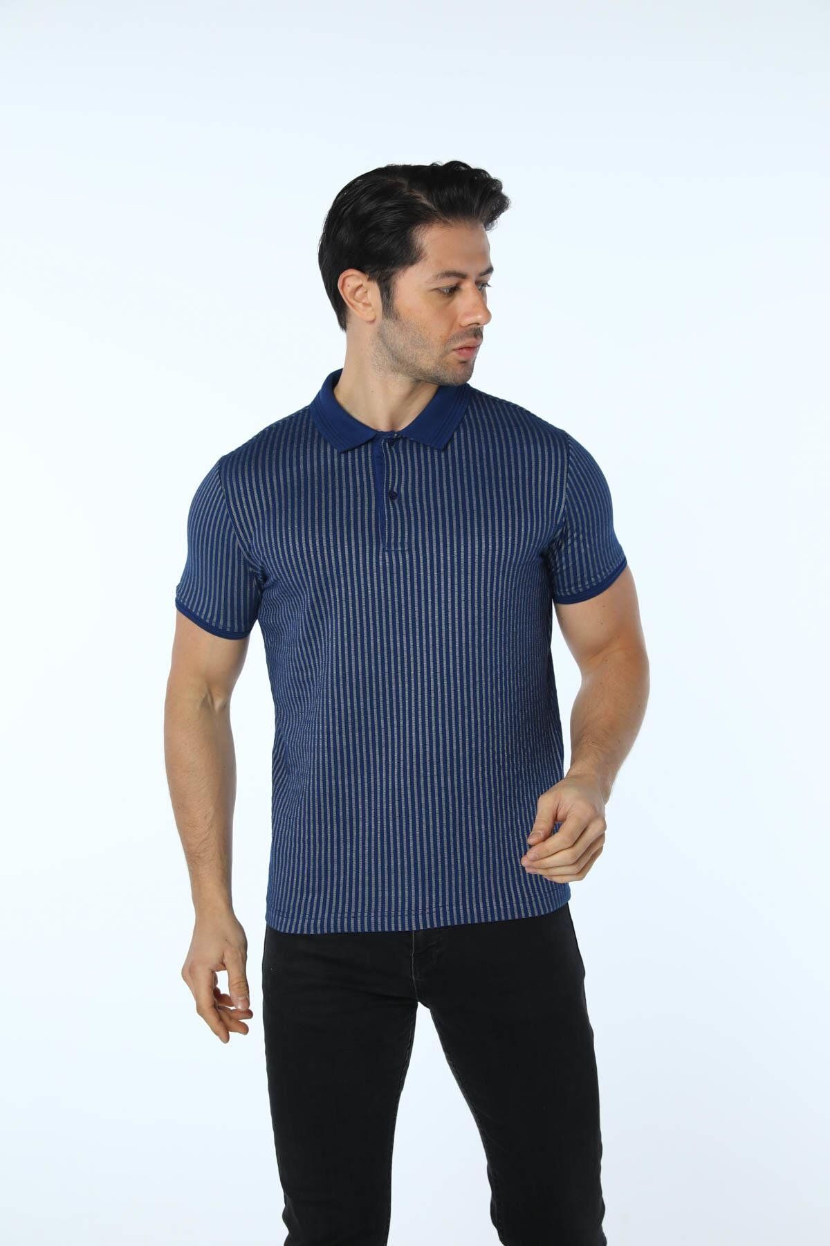 rugatchi Jakarlı Polo Yaka T-Shirt