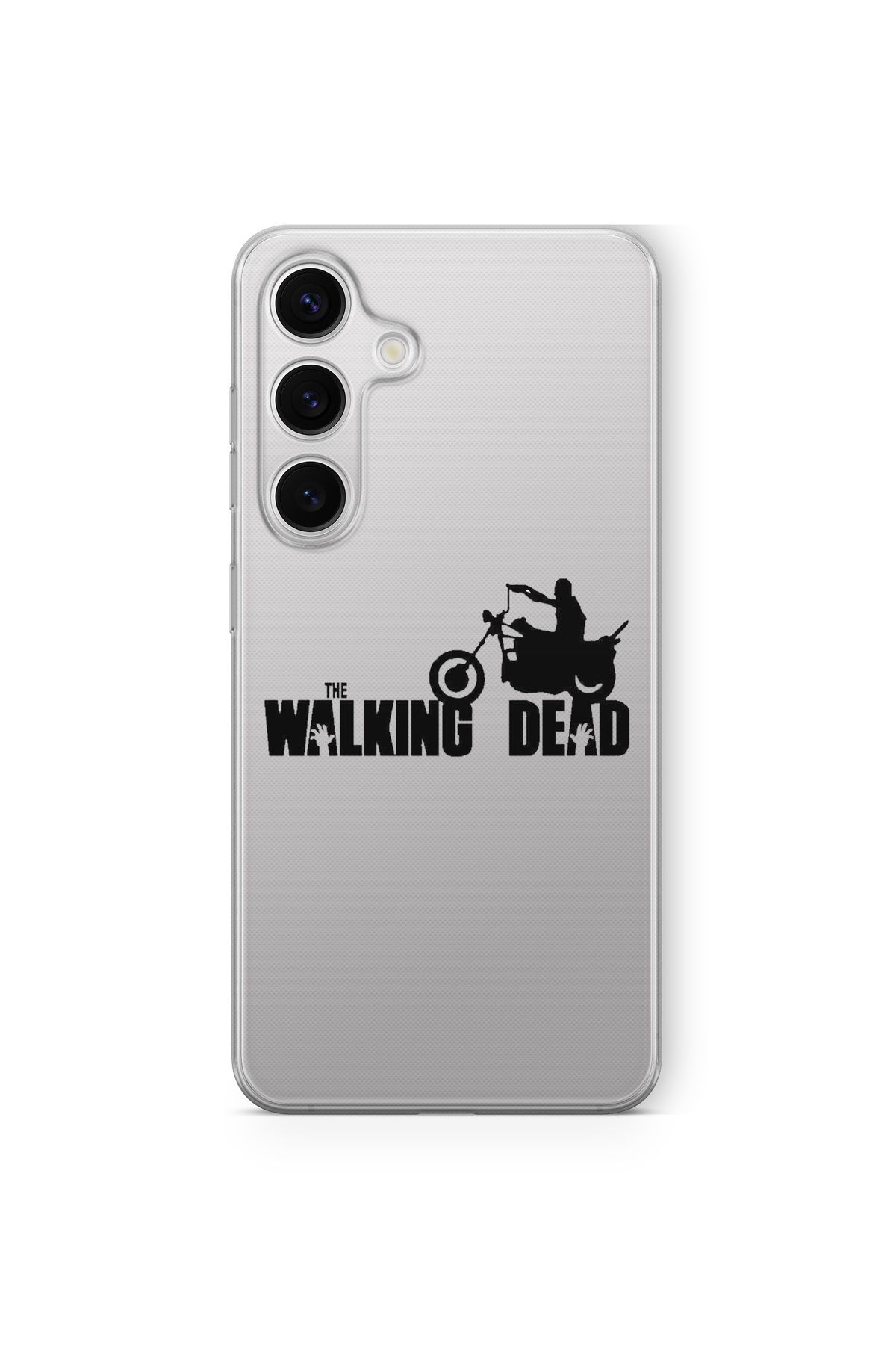 Space Star Samsung Galaxy A04s Uyumlu The Walking Dead Tasarım Baskılı Şeffaf Kılıf