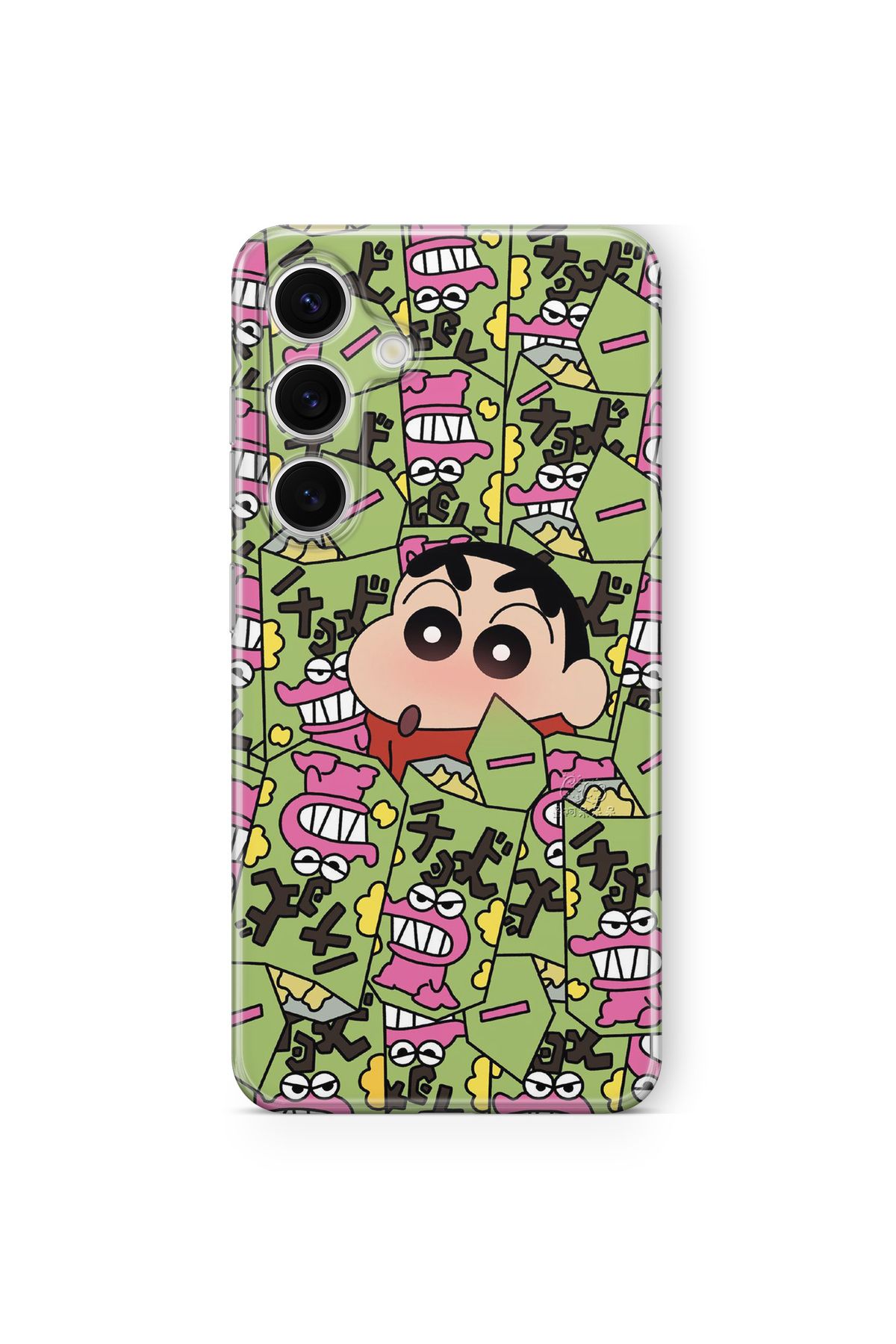 Space Star Samsung Galaxy A15 Uyumlu Crayon Shin-Chan Tasarım Baskılı Şeffaf Kılıf
