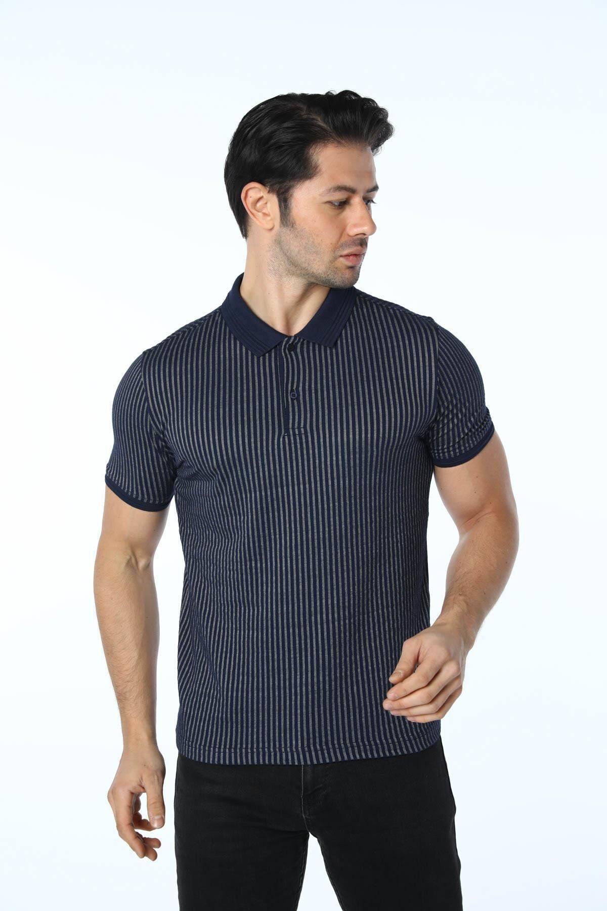 rugatchi Jakarlı Polo Yaka T-Shirt