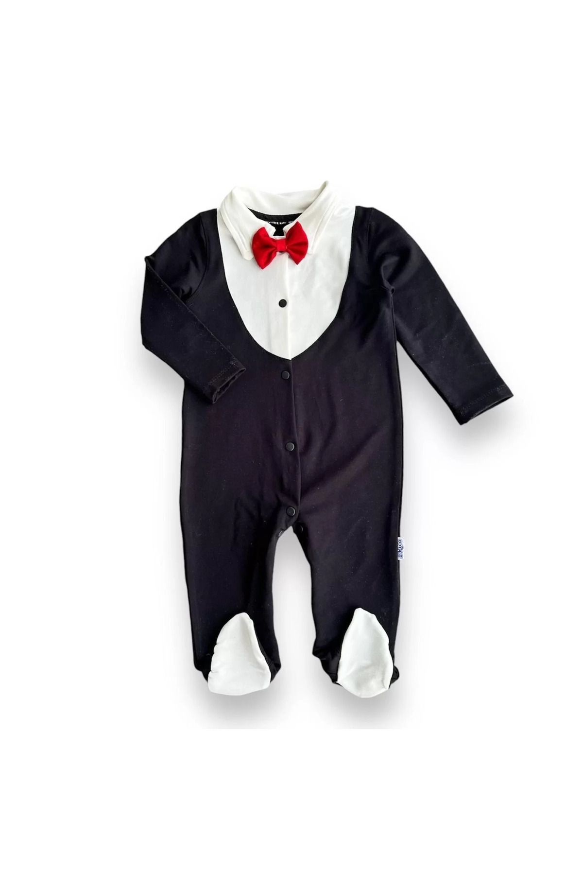 Shop58 0-3 3-6 6-9 Ay Smokin Papyonlu Erkek Bebek Tulumu