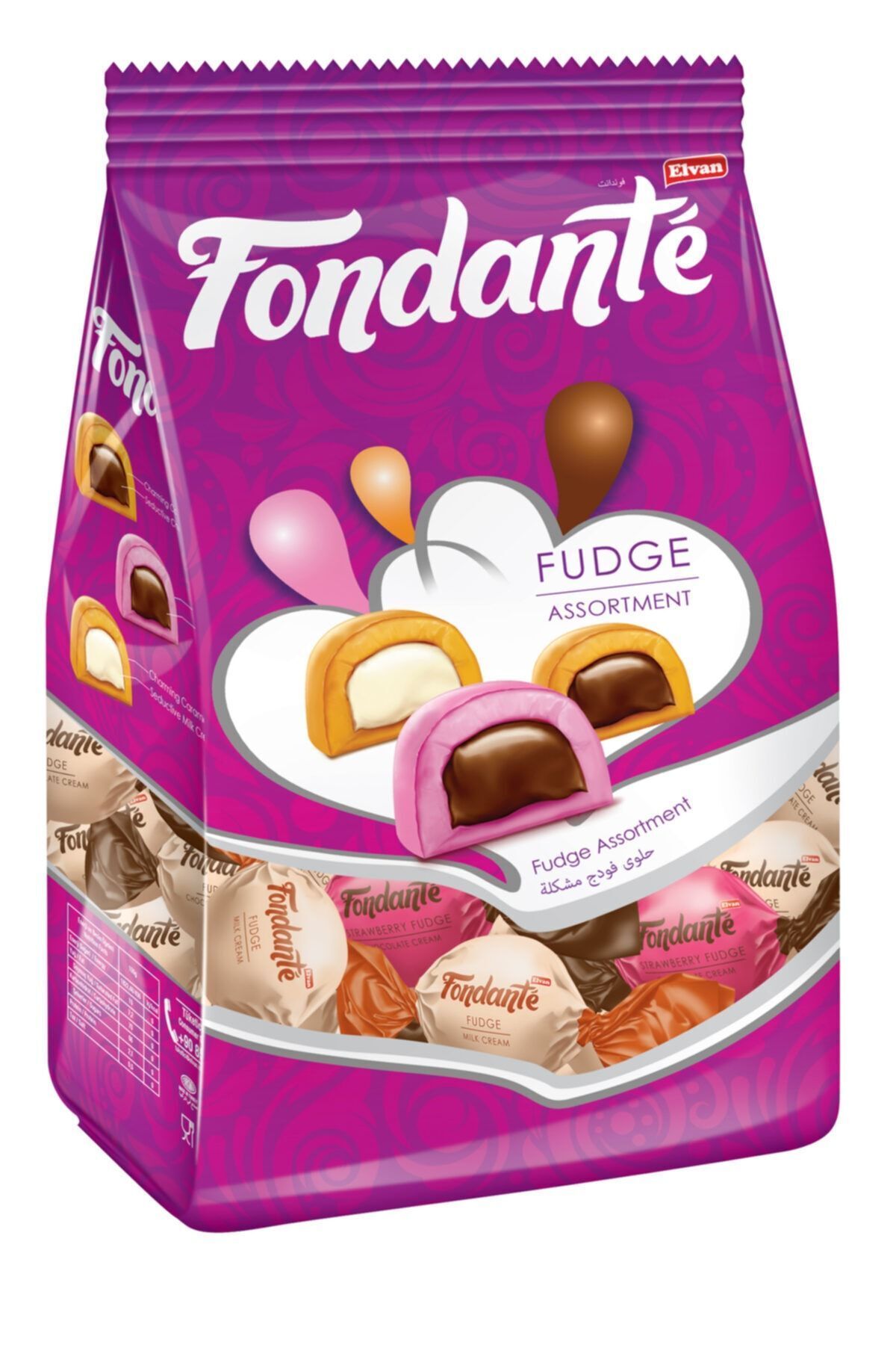 Elvan Fondante Fudge Çikolata Bayram Şekeri 1kg